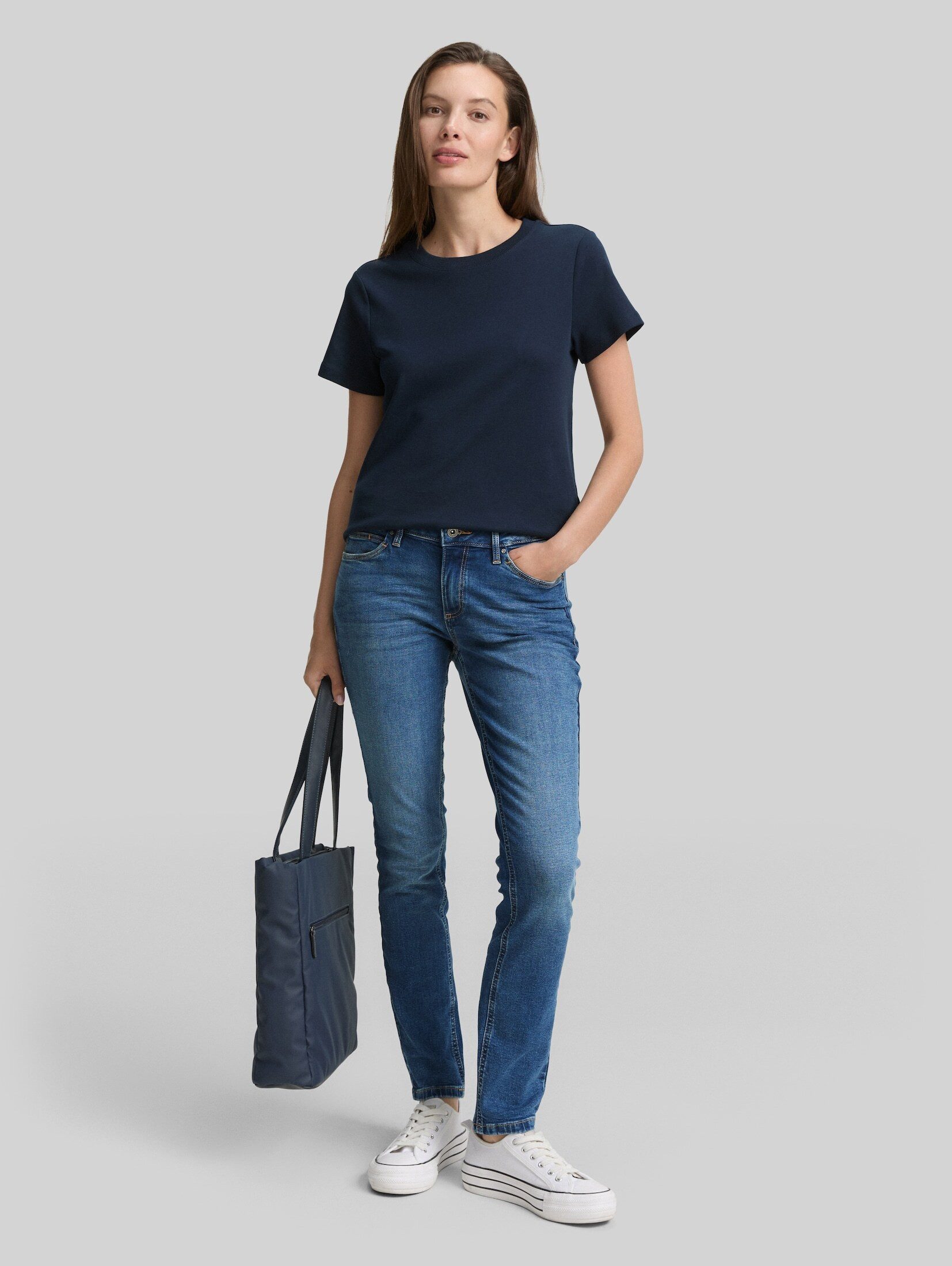 TOM TAILOR Slim-fit-Jeans Jeanshosen TTLENE SLIM Jeans mit Stretch – Bild 2 von 5