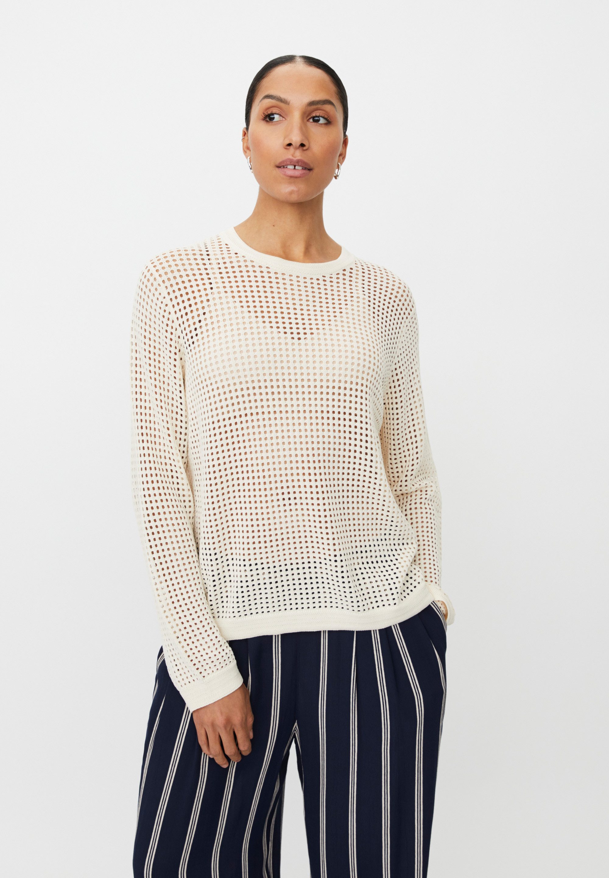 Masai Businessshirt MaForavine Lochmuster, Rippdetails