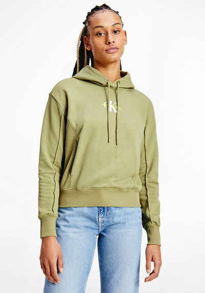 Calvin Klein Jeans Kapuzensweatshirt »MONOGRAM LOGO HOODIE« mit Calvin Klein Micro Logo-Schriftzug