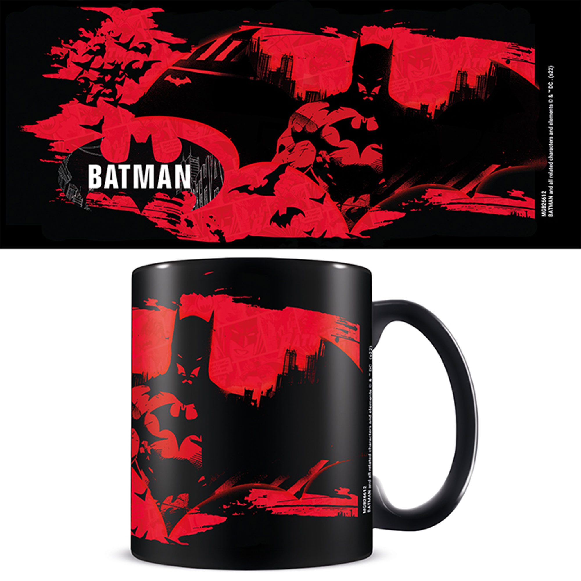 Tasse Batman - Lizenz Чашки 3D - Red - black Mug