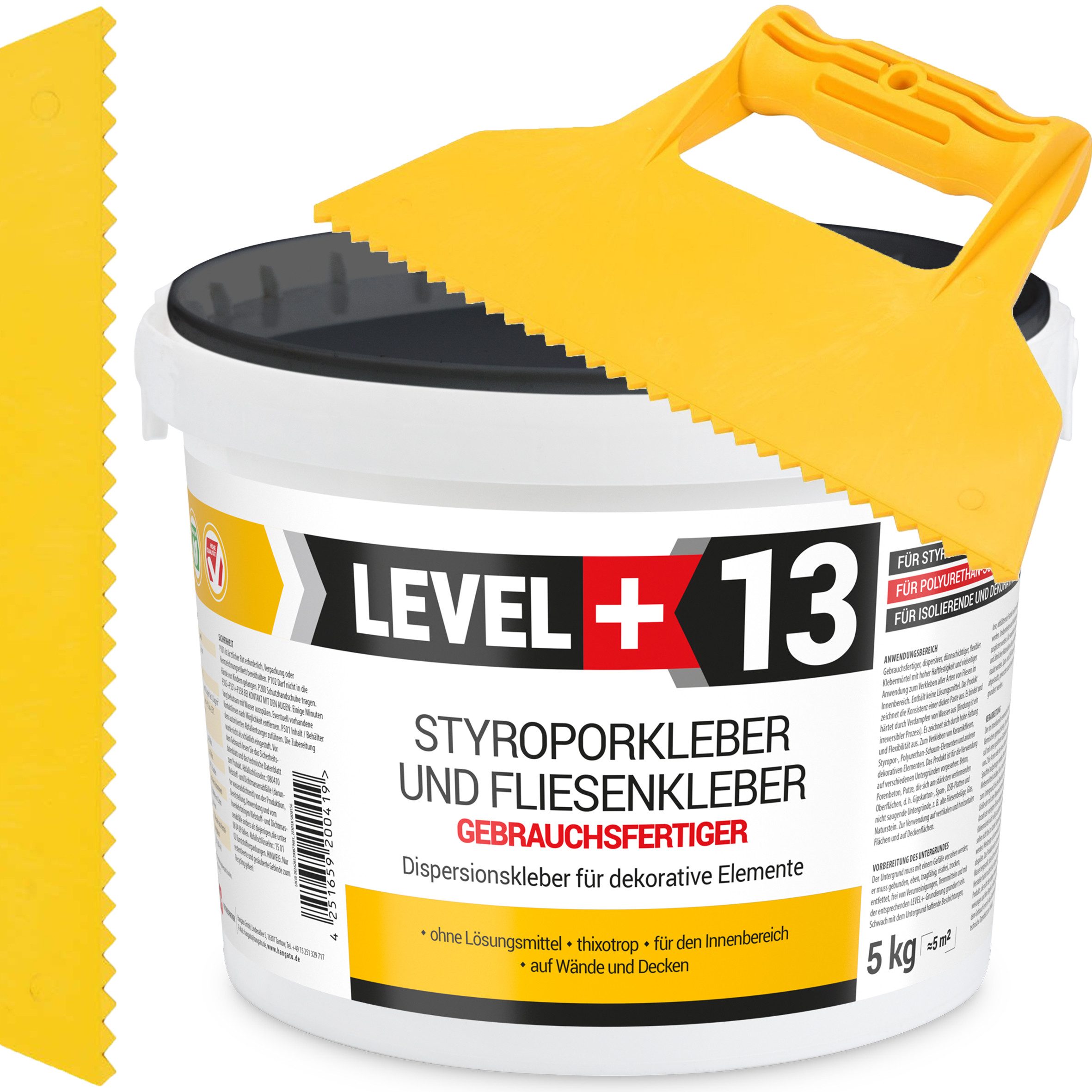 Level+ Dispersionskleber Styroporkleber Dispersionkleber Deckenplatten L+13 günstig online kaufen