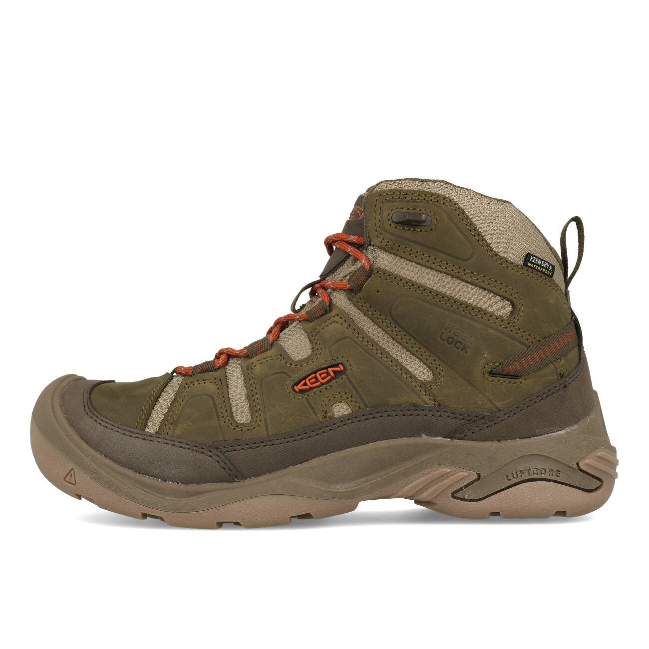 Keen Keen Circadia Mid WP M Herren Dark Olive Potters Clay Outdoorschuh