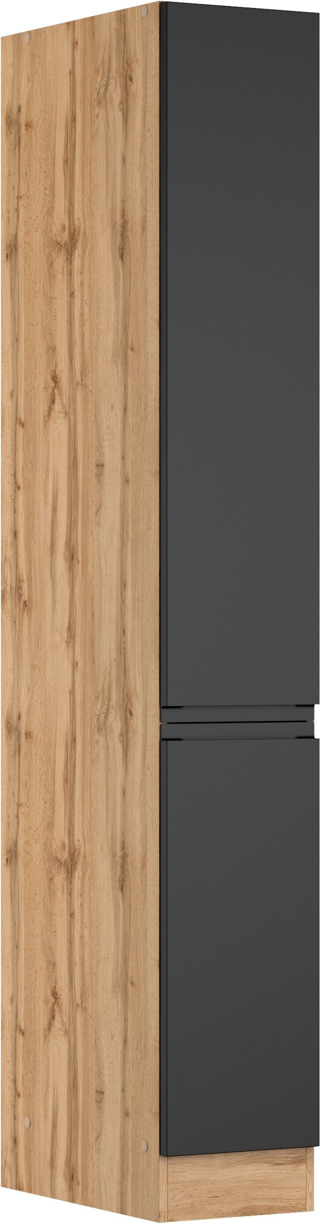 KOCHSTATION Apothekerschrank KS-Virginia,neu in verbesserter Ausführung (Stauraum, Softclose) Breite 30 cm, Höhe 200 cm, 2 Auszüge, Soft-Close-Funktion