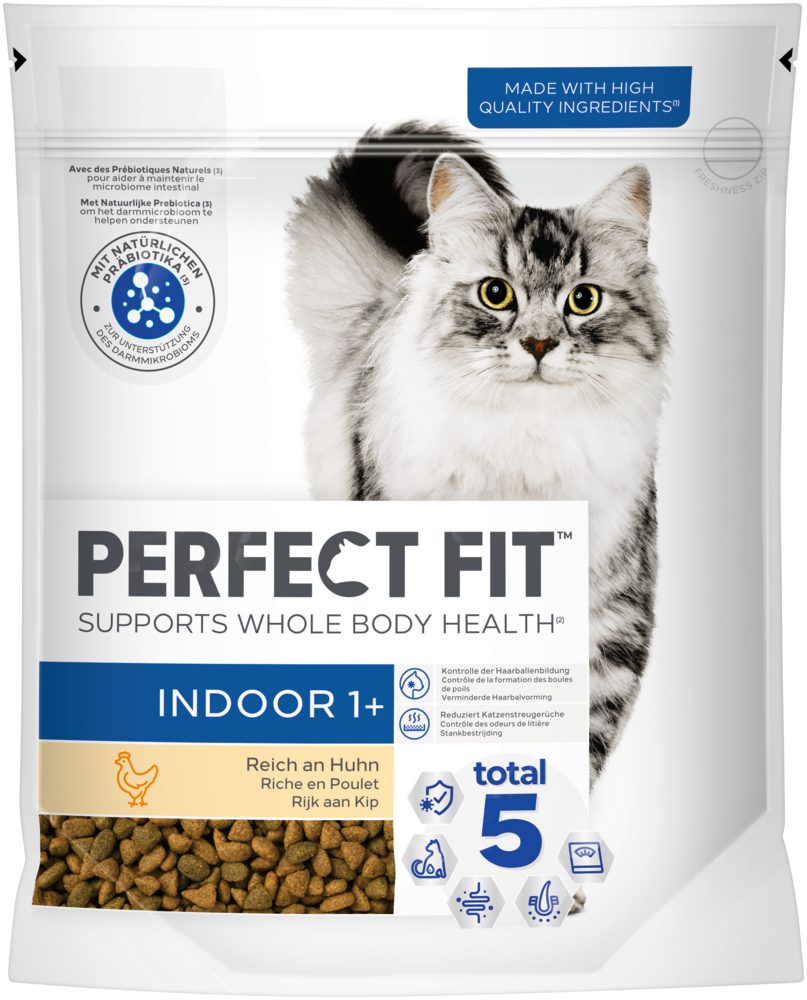 Perfect Fit PERFECT FIT™ Katze Beutel Indoor mit Huhn 750g, Trockenfutter für: Katze
