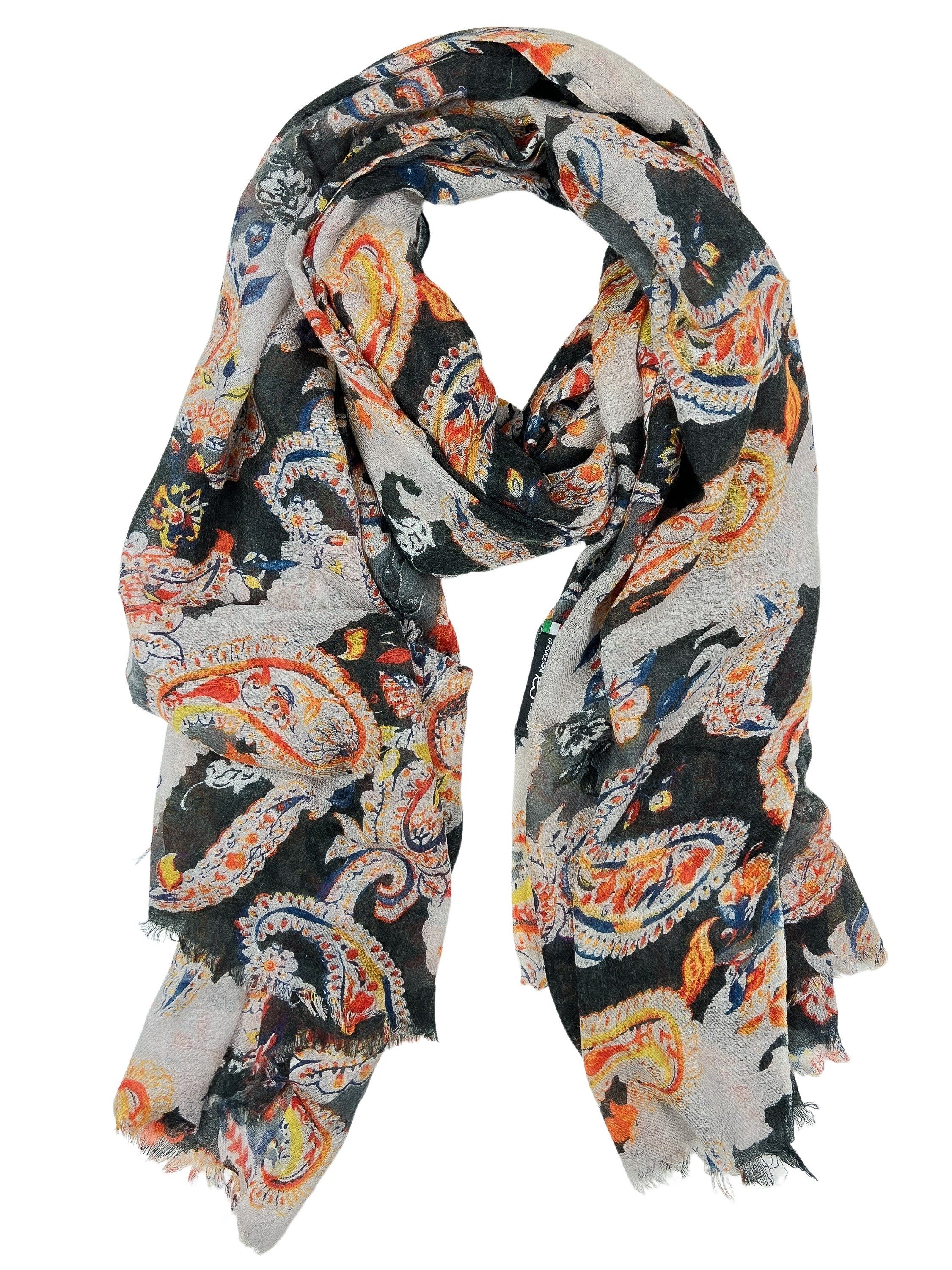 COLLEZIONE ALESSANDRO Modeschal Kaschmir Paisley, (1-St), aus softem Kaschmir-Mix