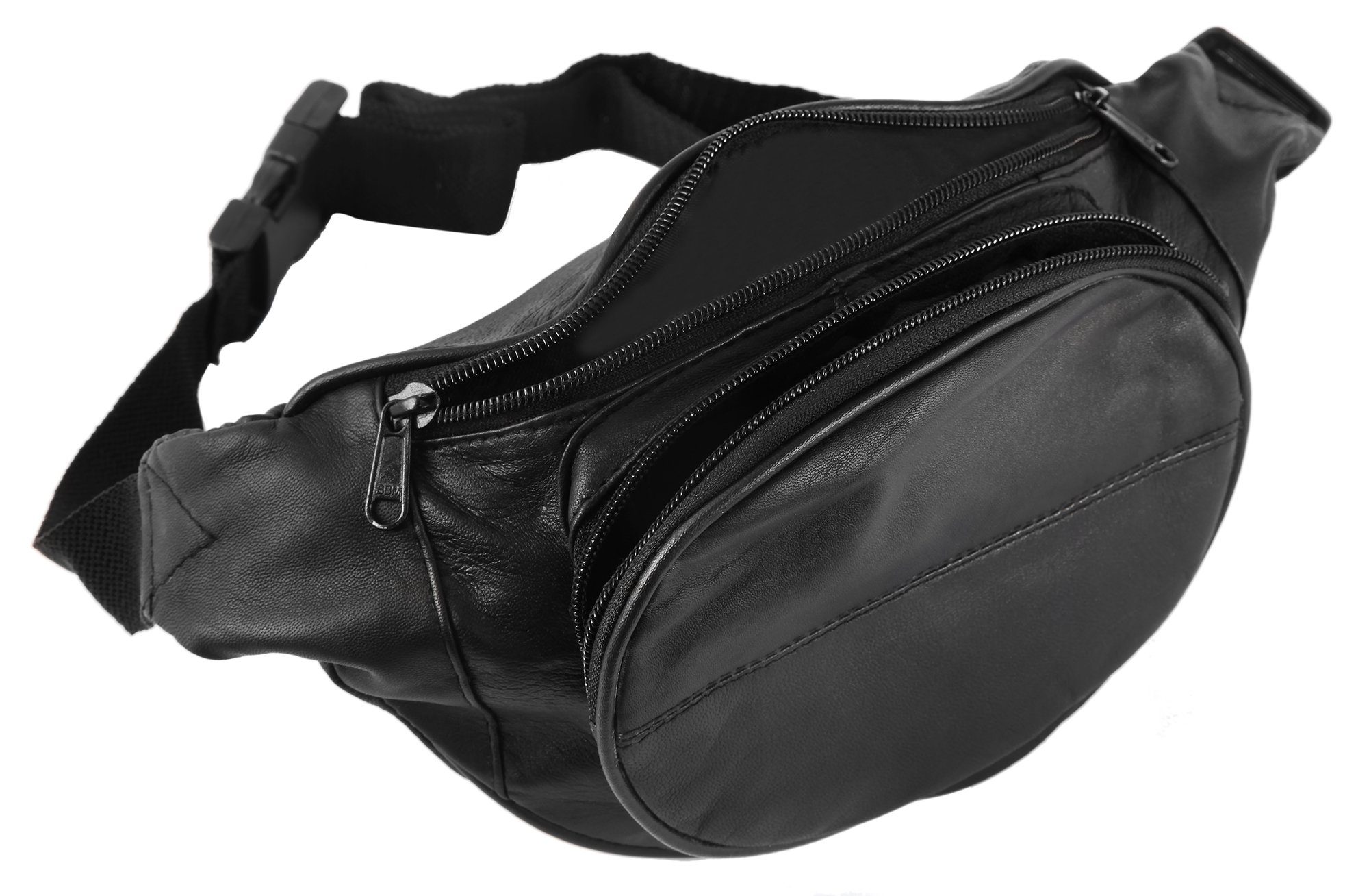 STEINMEISTER Bauchtasche Kiyam Unisex Hüfttasche Gürteltasche aus Echtleder