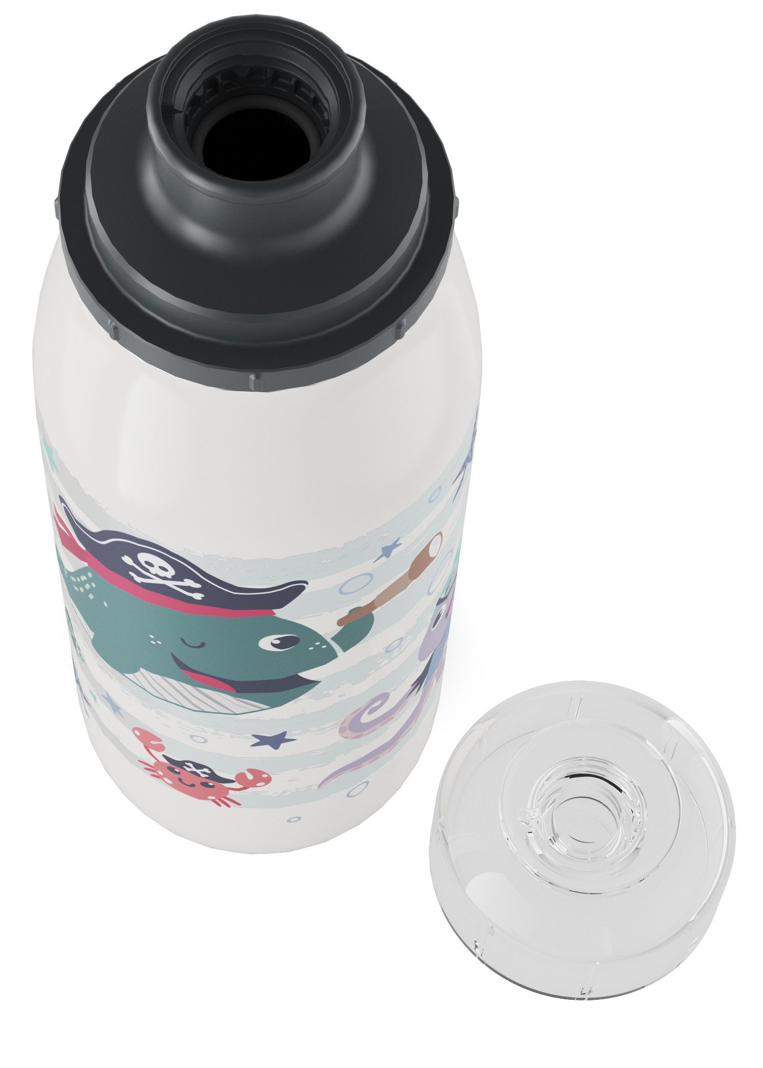 Alfi Isolierflasche KIDS ISO BOTTLE, Edelstahlkörper, spülmaschinenfest, 12h heiß & 24h kalt, Trinköffnung mit konsistentem Trinkfluss