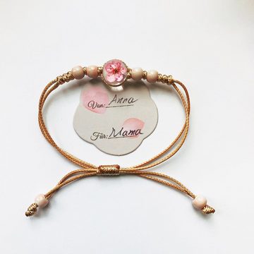Lucadeau Duftkerze Geschenk für Frauen Muttertag, 4 Duftkerzen mit Kirschblüte-Armband, Geburtstagsgeschenk für Frauen, Mama, Schwester, Freundin.