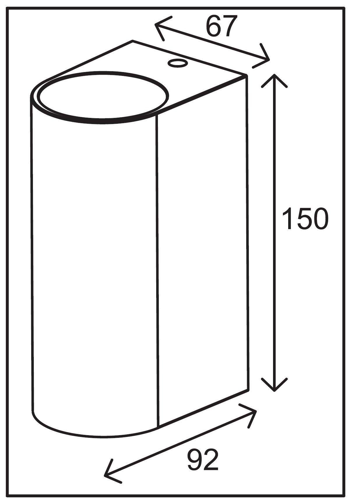 TRANGO LED Außen-Wandleuchte, 8010-RAL IP44 Alu günstig online kaufen