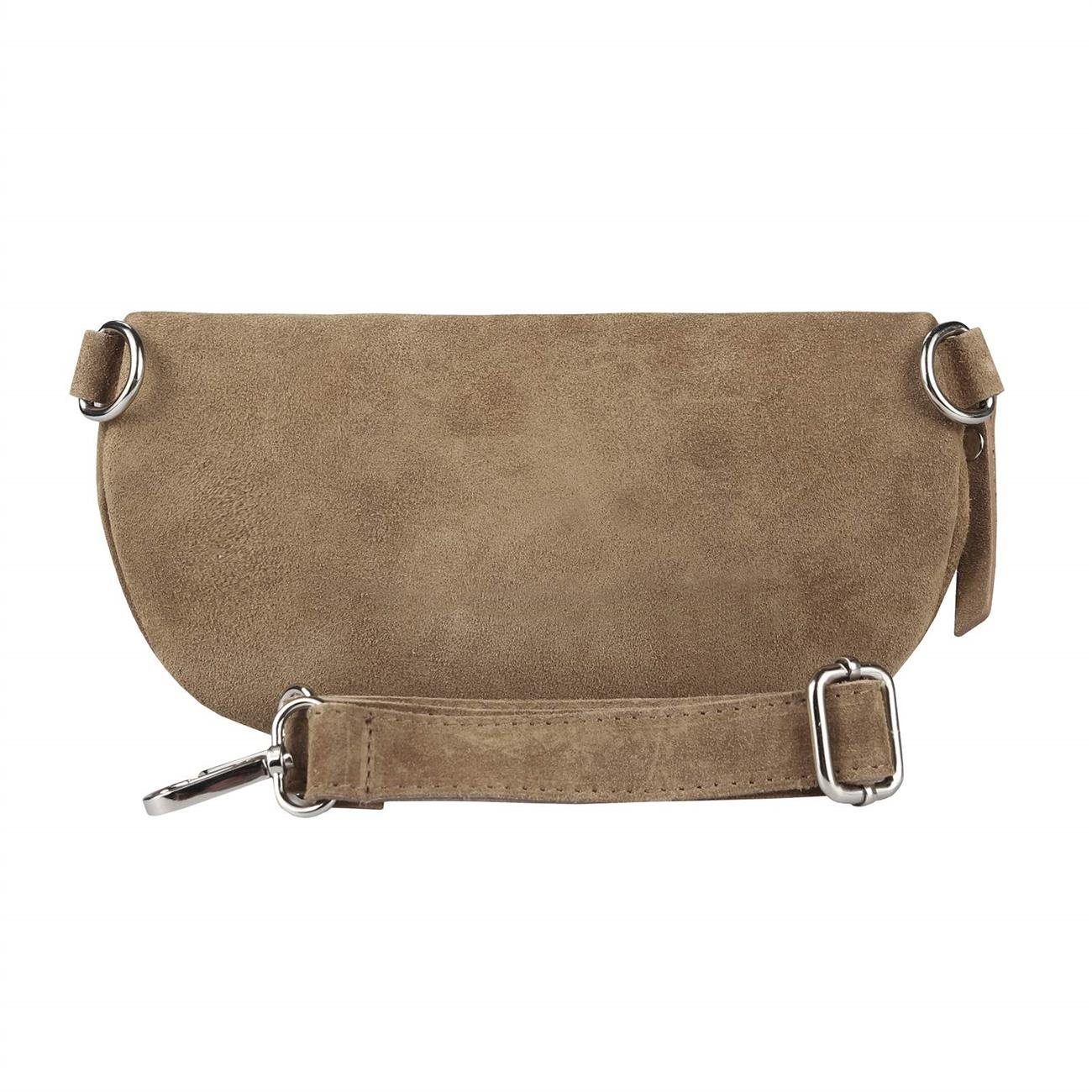 ITALYSHOP24 Bauchtasche Damen Leder Gürteltasche Hüfttasche günstig online kaufen