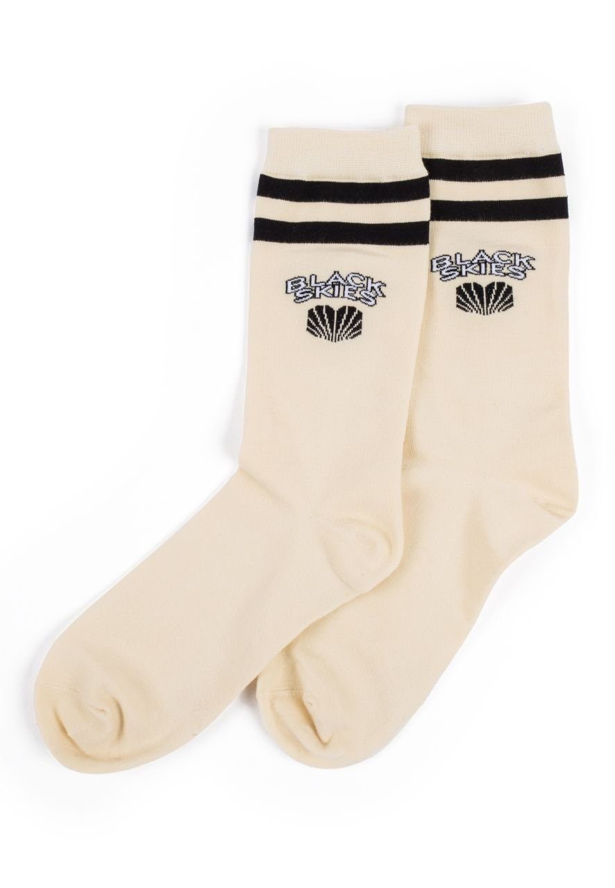 Blackskies Freizeitsocken Team Socks Beige-Weiß-Schwarz 39-42