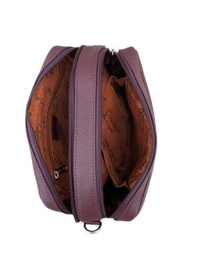 Cinino Handtasche FELINA, Ledertasche Umhängetasche mit abnehmbaren Lederriemen
