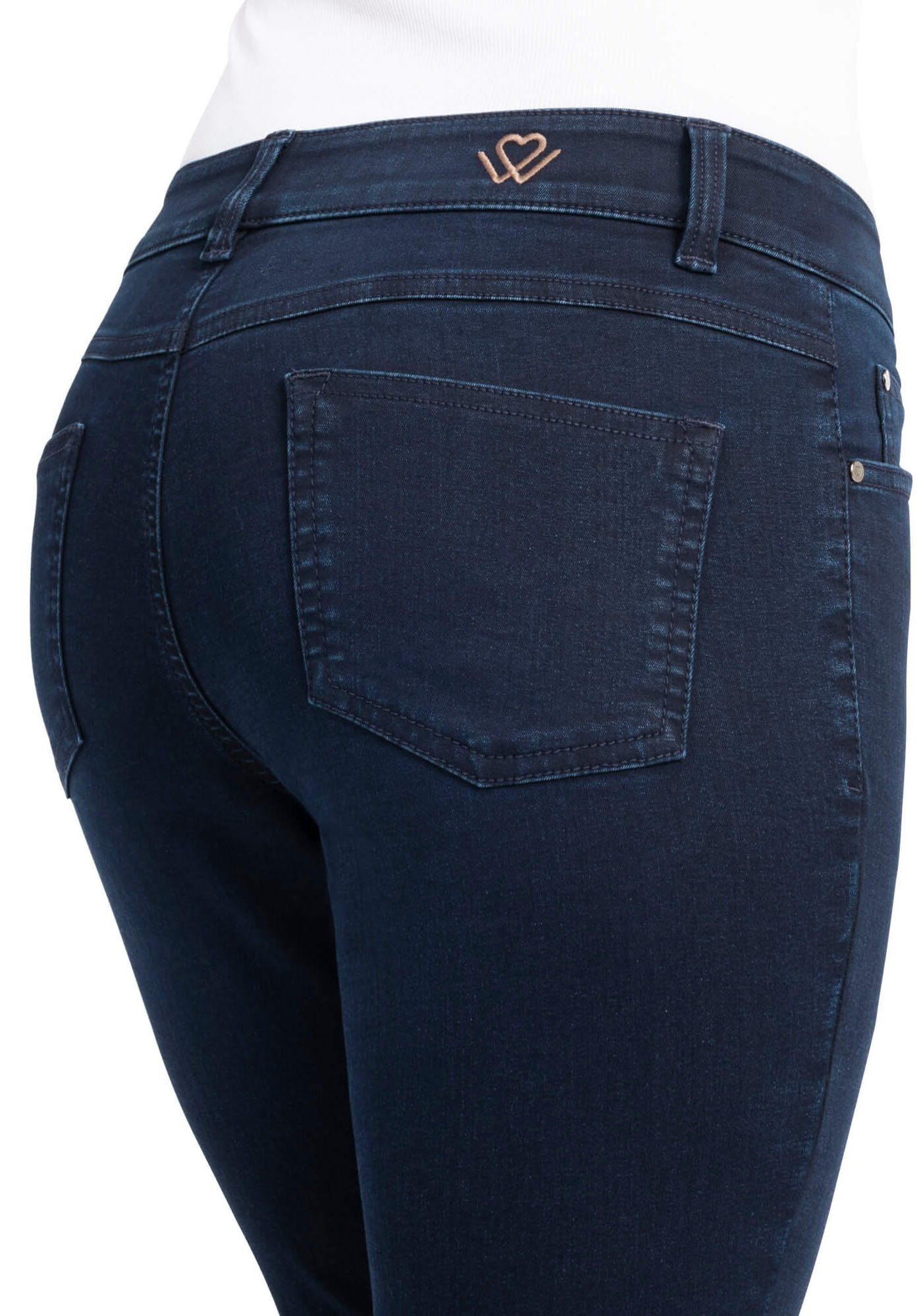 wonderjeans Skinny-fit-Jeans "High Waist", Schmaler Skinny-Fit in hochelast günstig online kaufen