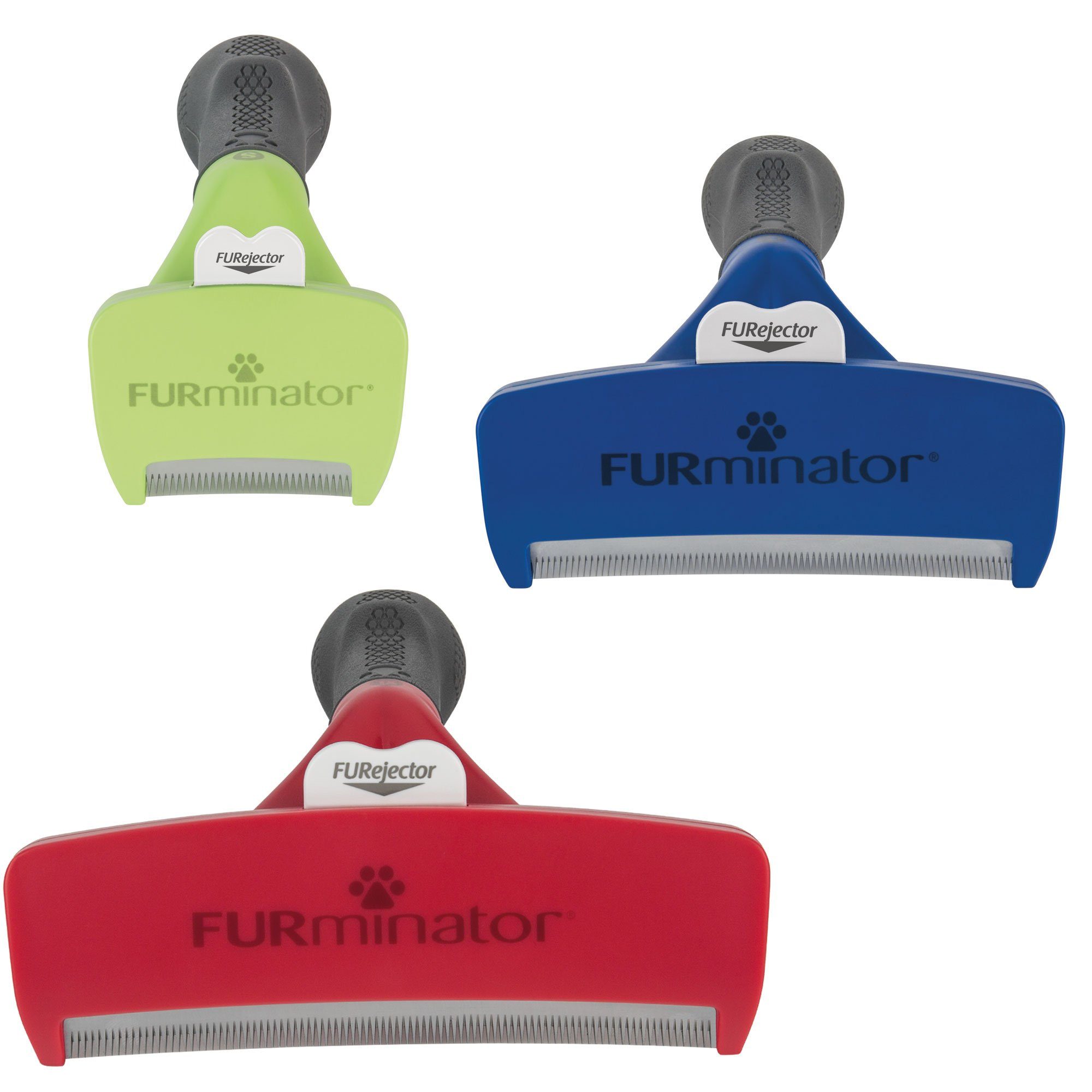 FURminator Unterwollharke Furminator® deShedding - für kurzhaarige Hunde, Metall, für Hunde und Katzen