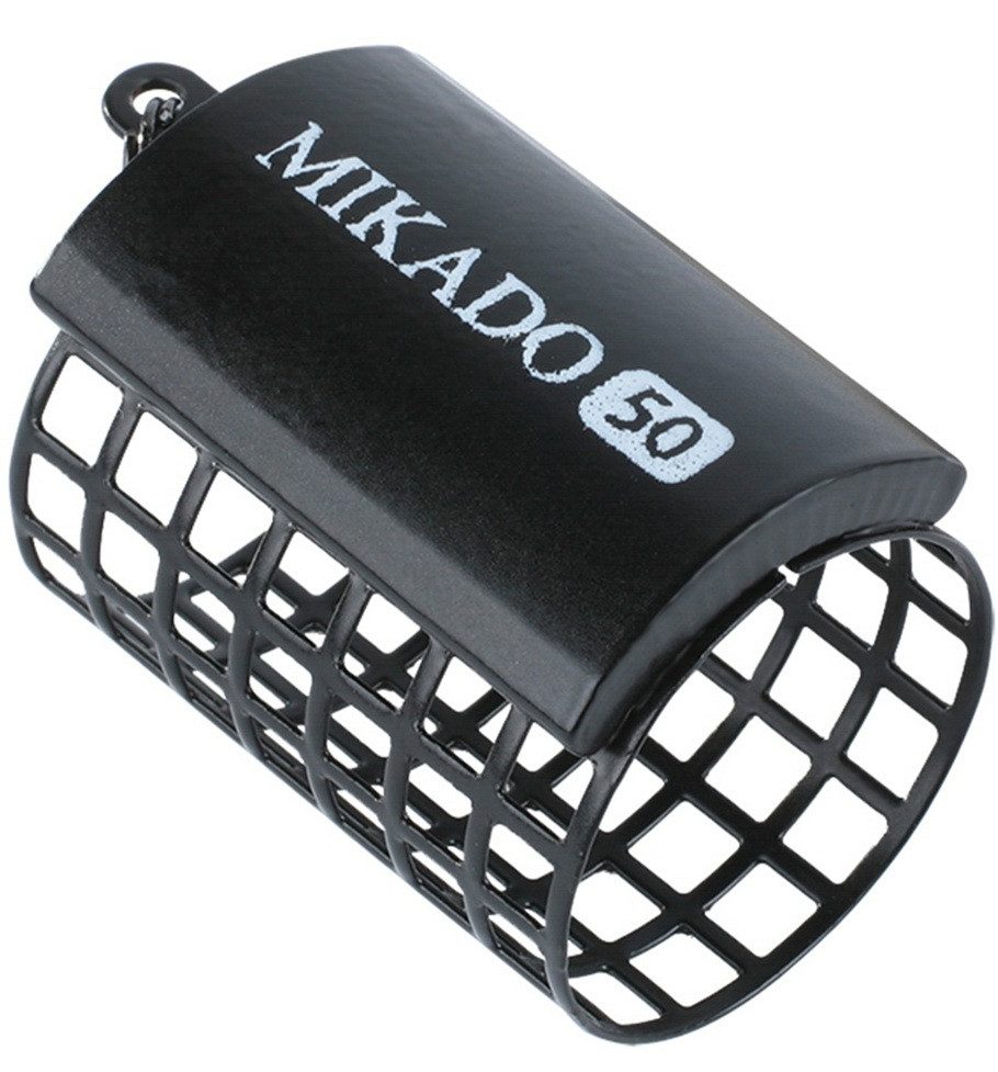 MIKADO Total Fishing Feederkorb Futterkorb FEEDER - RUND - SCHWARZ - ver. Gew. und Gr. wählbar