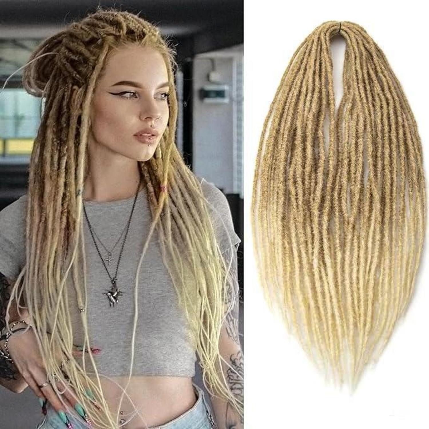 LuxusKollektion Kunsthaar-Extension Dreadlocks Extensions 24 Crochet Double Ended Double-ended 27 613#