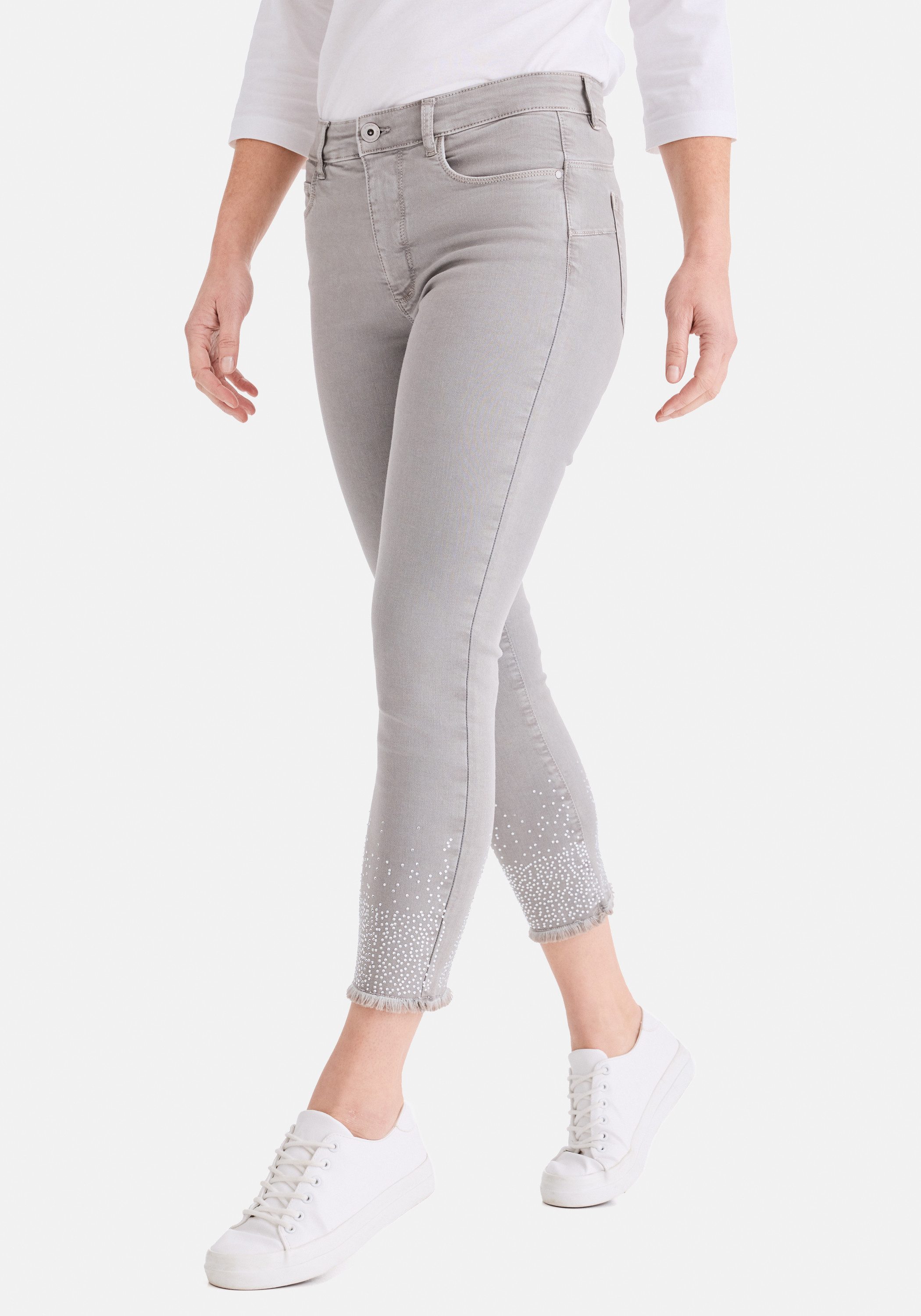 STOOKER WOMEN 5-Pocket-Jeans Rio Skinny Fit Denim Jeans Skinny Fit Casual Clean Wash Denim Jeans Magic Shape Effekt für Damen