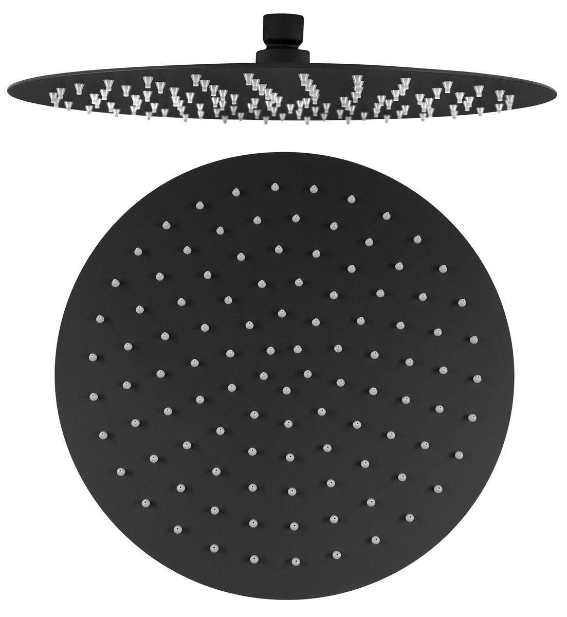 Sapho Kopfbrause SLIM Kopfbrause, Durch. 300mm, Schwarz matt, Sapho-MS573B