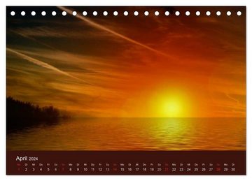 CALVENDO Wandkalender Traumstrände (Tischkalender 2024 DIN A5 quer), CALVENDO Monatskalender