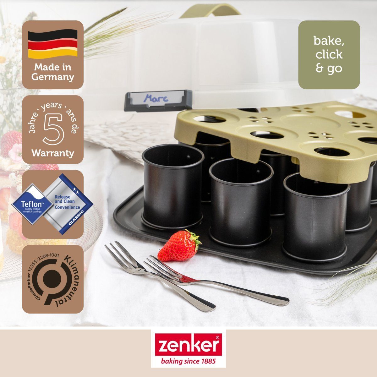 Zenker Backblech Bake, Click & Go