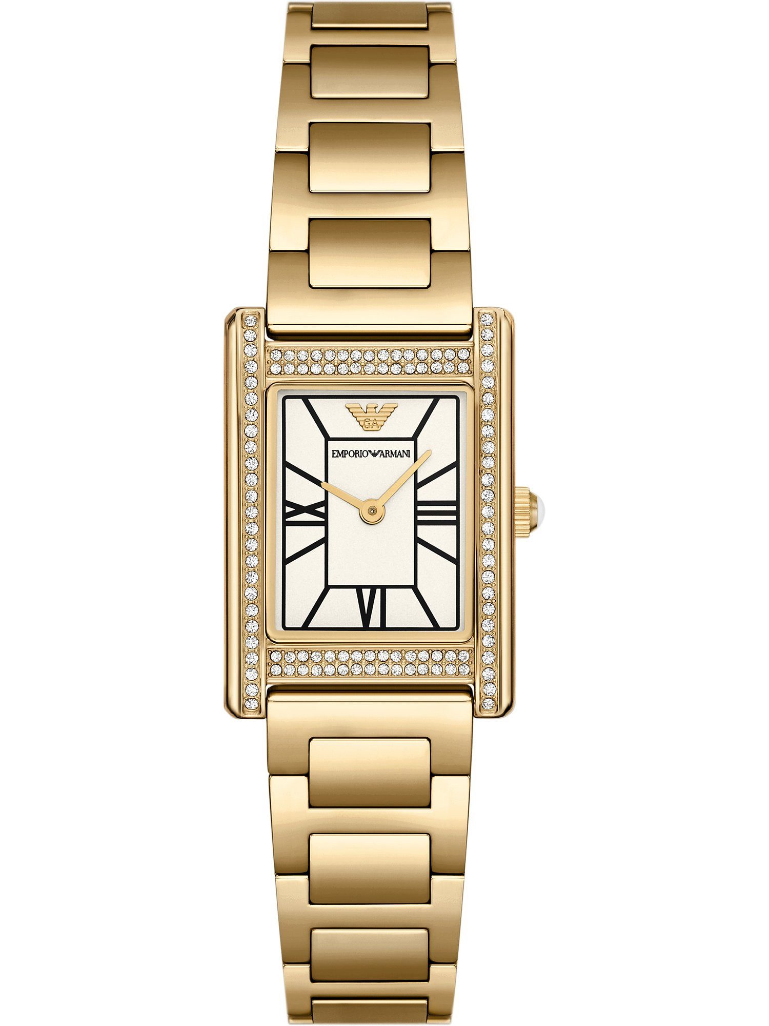 Emporio Armani Quarzuhr Emporio Armani Damen-Uhren Analog Quarz günstig online kaufen