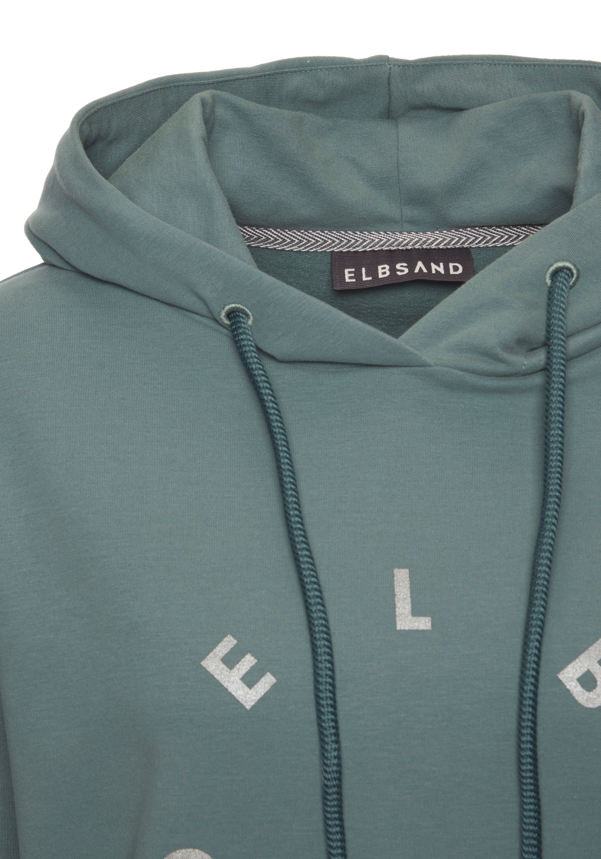 Elbsand Kapuzensweatshirt Darisa mit Logodruck vorne, Hoodie, sportlich-casual – Bild 5 von 5