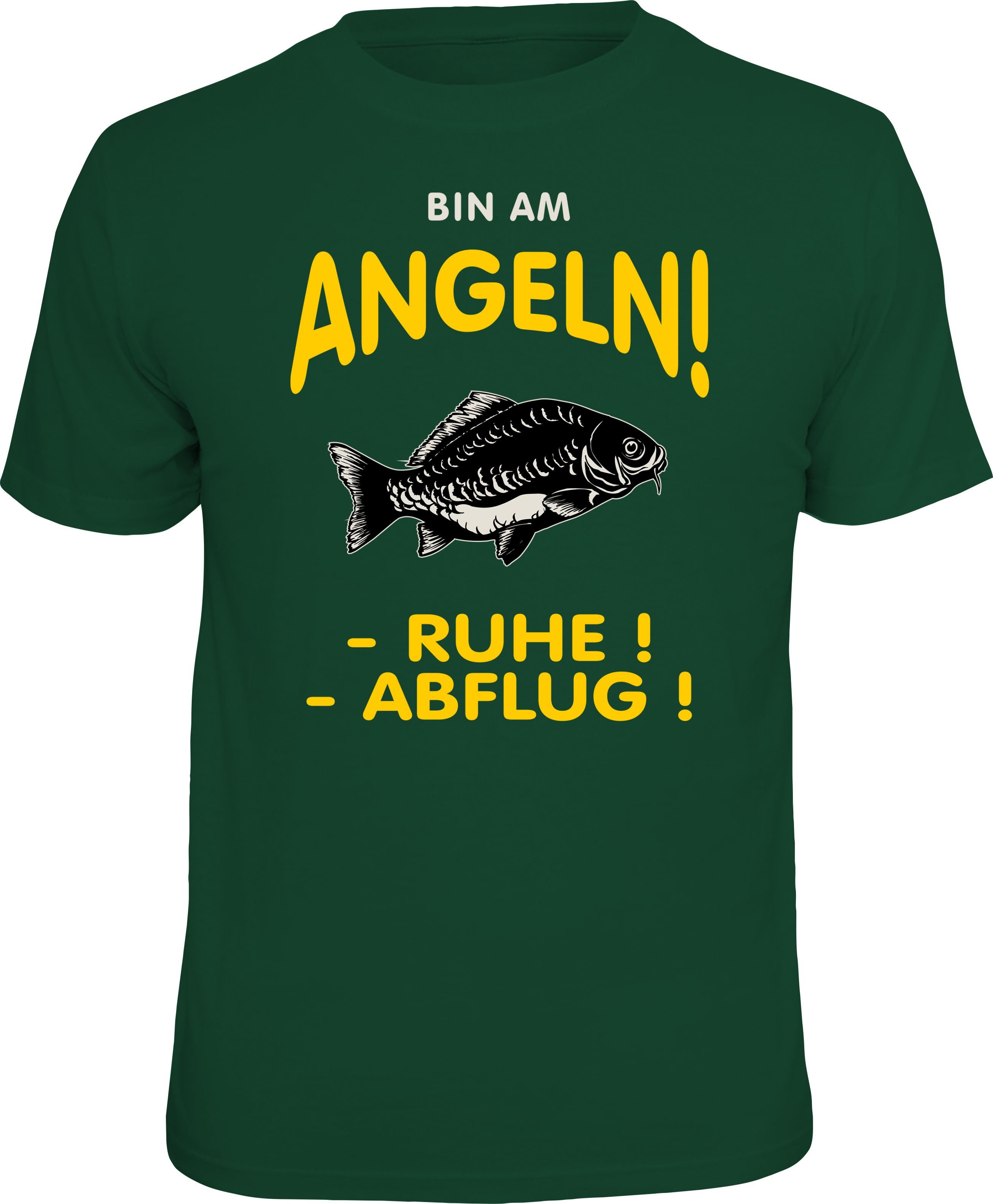 RAHMENLOS® T-Shirt bin am Angeln! Ruhe! günstig online kaufen
