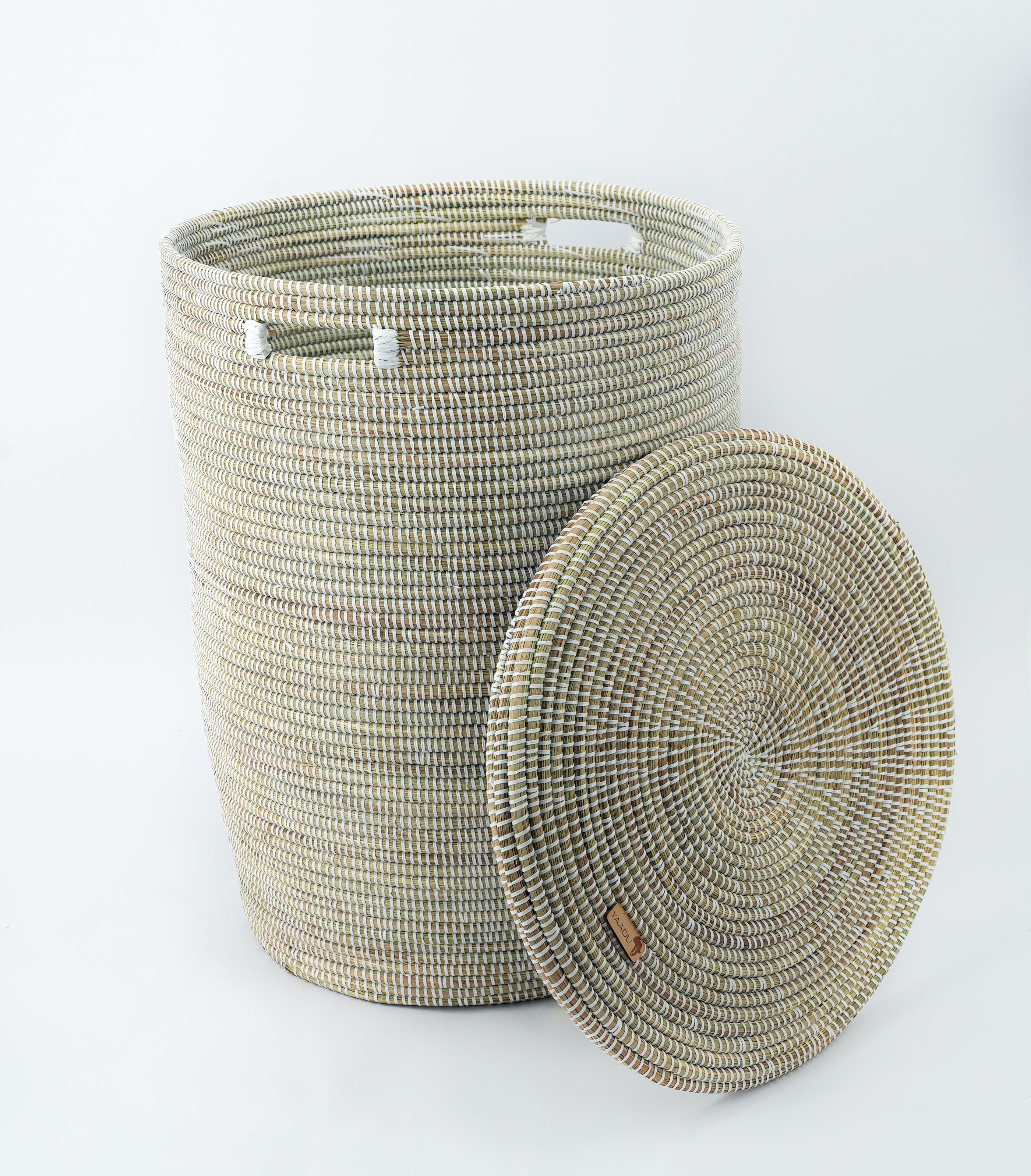 YAADU Wäschekorb mit flachem Deckel 80L – Wäschesammler, Wäschetruhe, Aufbe günstig online kaufen