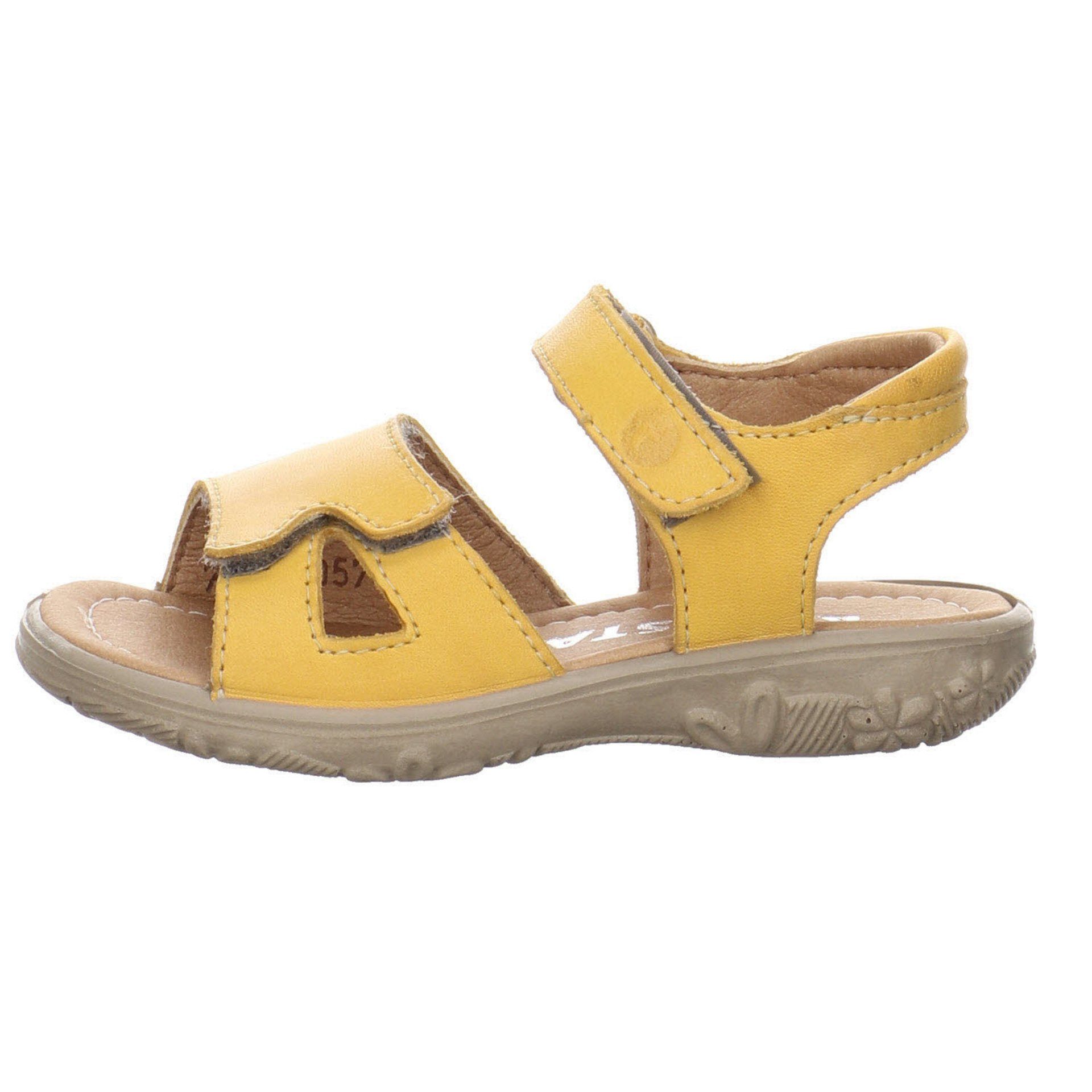 Sandale Schuhe Moni Sandalen Sandale Glattleder gelb Kinderschuhe Ricosta Mädchen