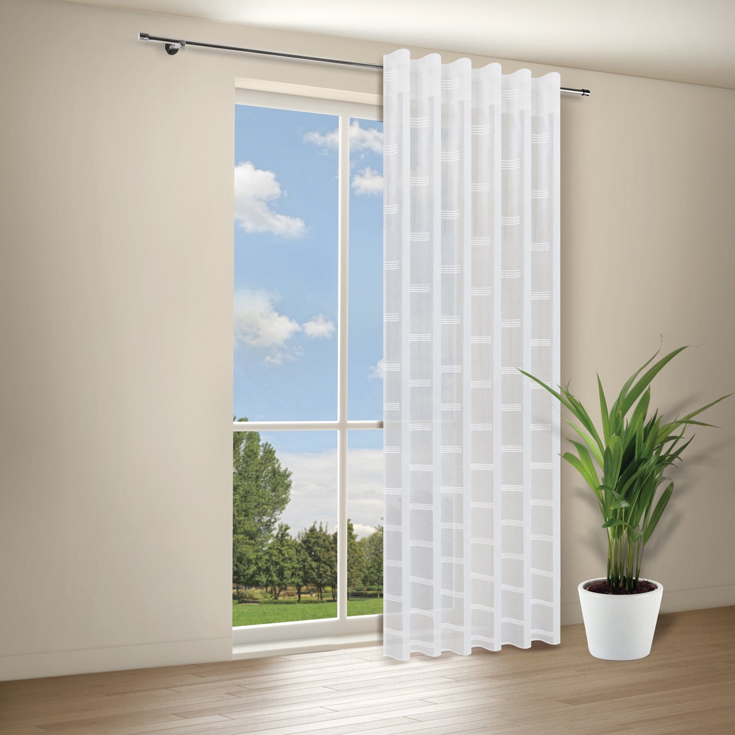 Giantore Gardine edle Gardine, halbtransparent, für günstig online kaufen