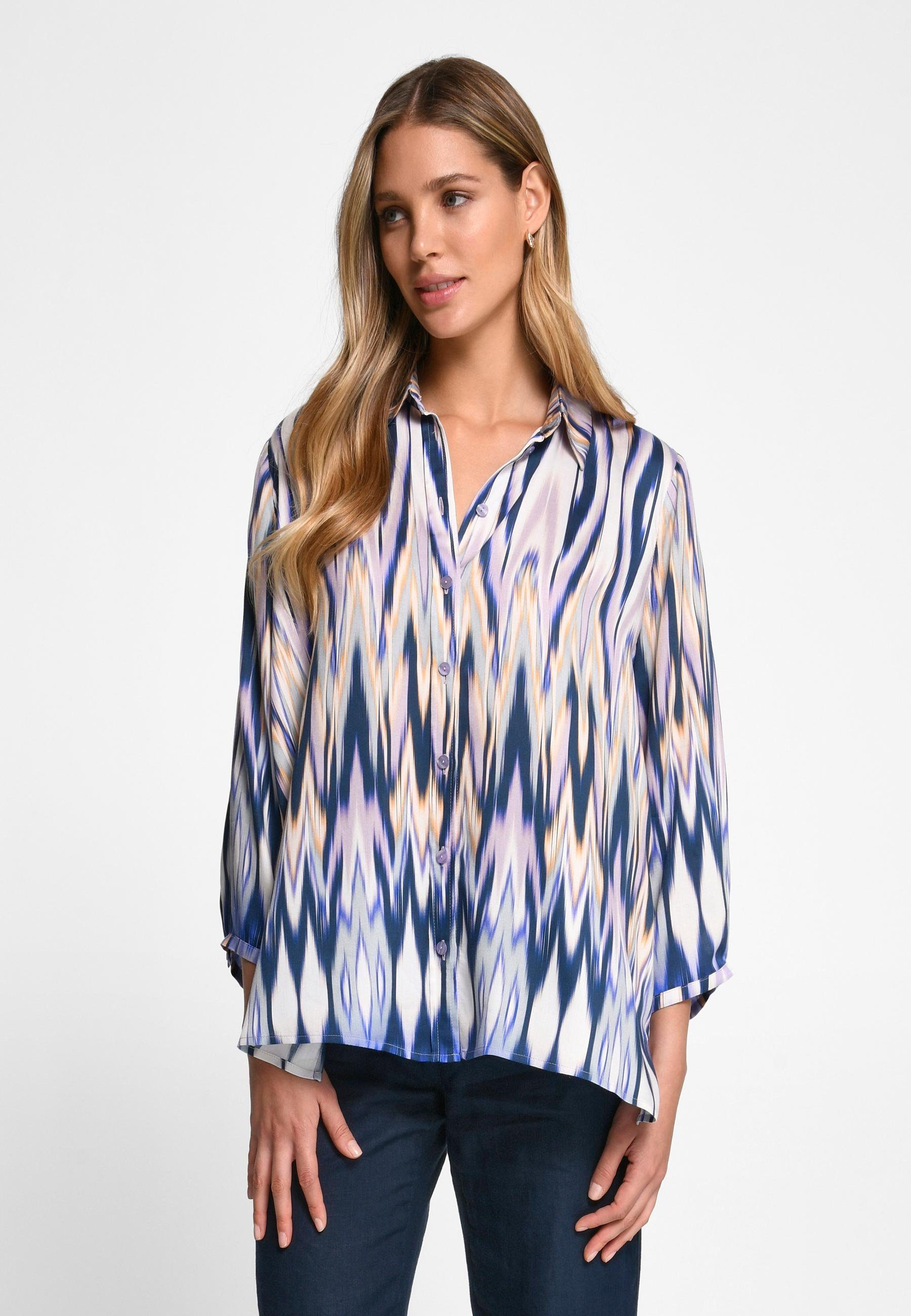 Peter Hahn Klassische Bluse Viscose mit modernem Design