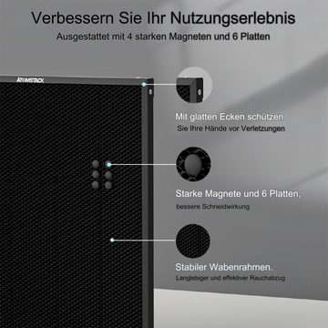 ATOMSTACK Graviergerät F4, Arbeitstisch zum Schneiden von Wabenplatten, 1-St., Ganzmetallstruktur, 410 x 420 mm Arbeitsbereich