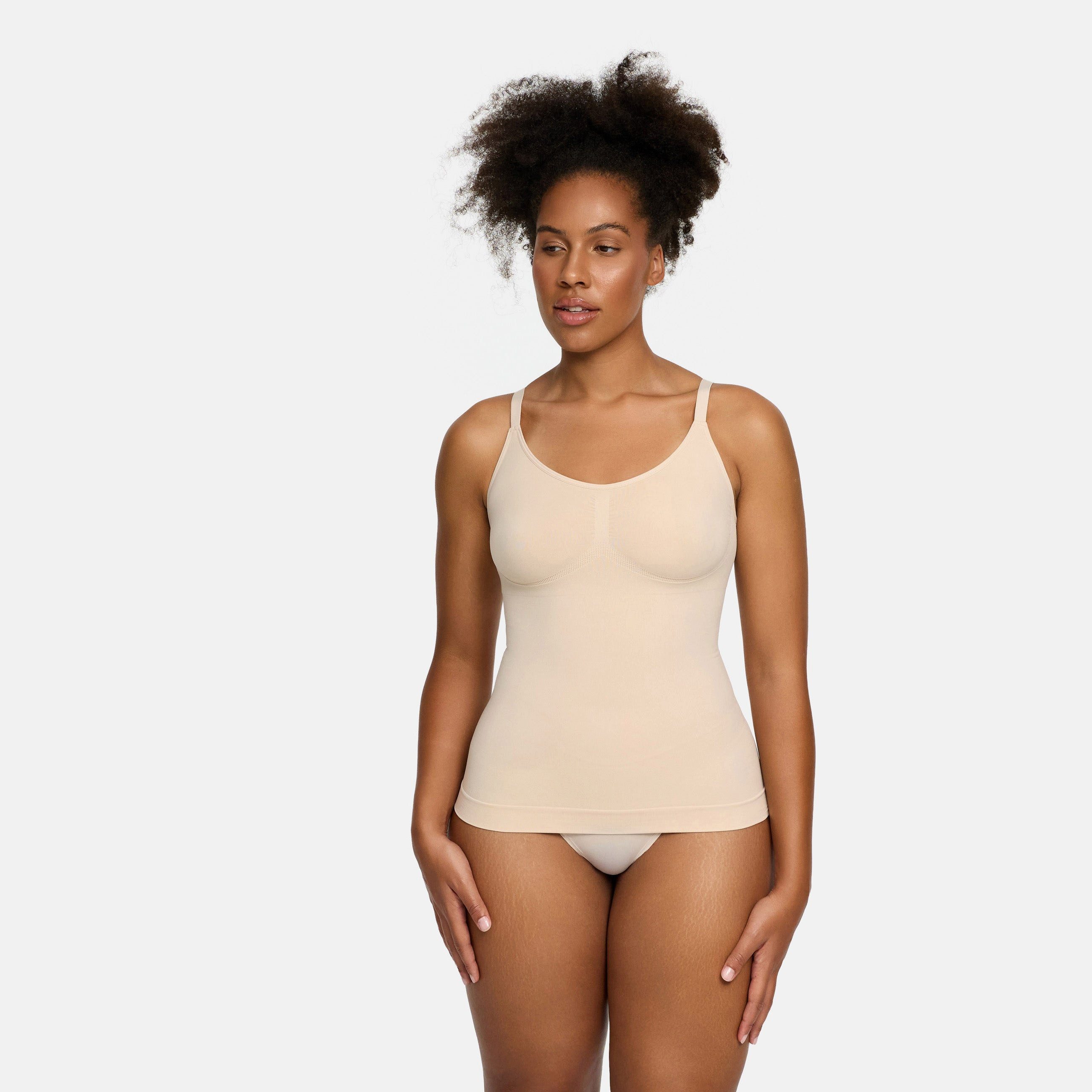 cfab (creamy fabrics) Shapingtop Shaping Cami-Sand-L (1-tlg)