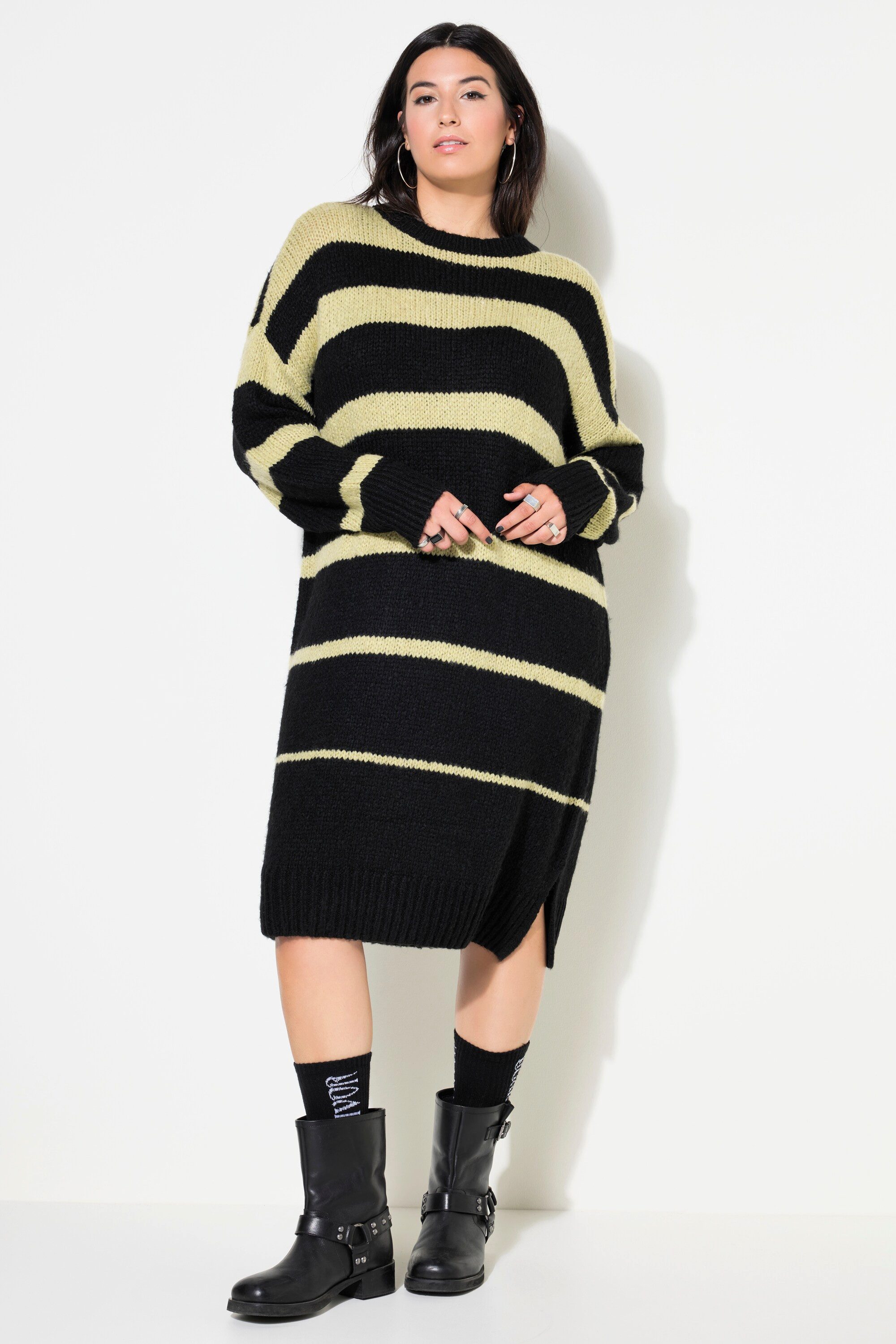 Minikleid Strickkleid oversized Ringel