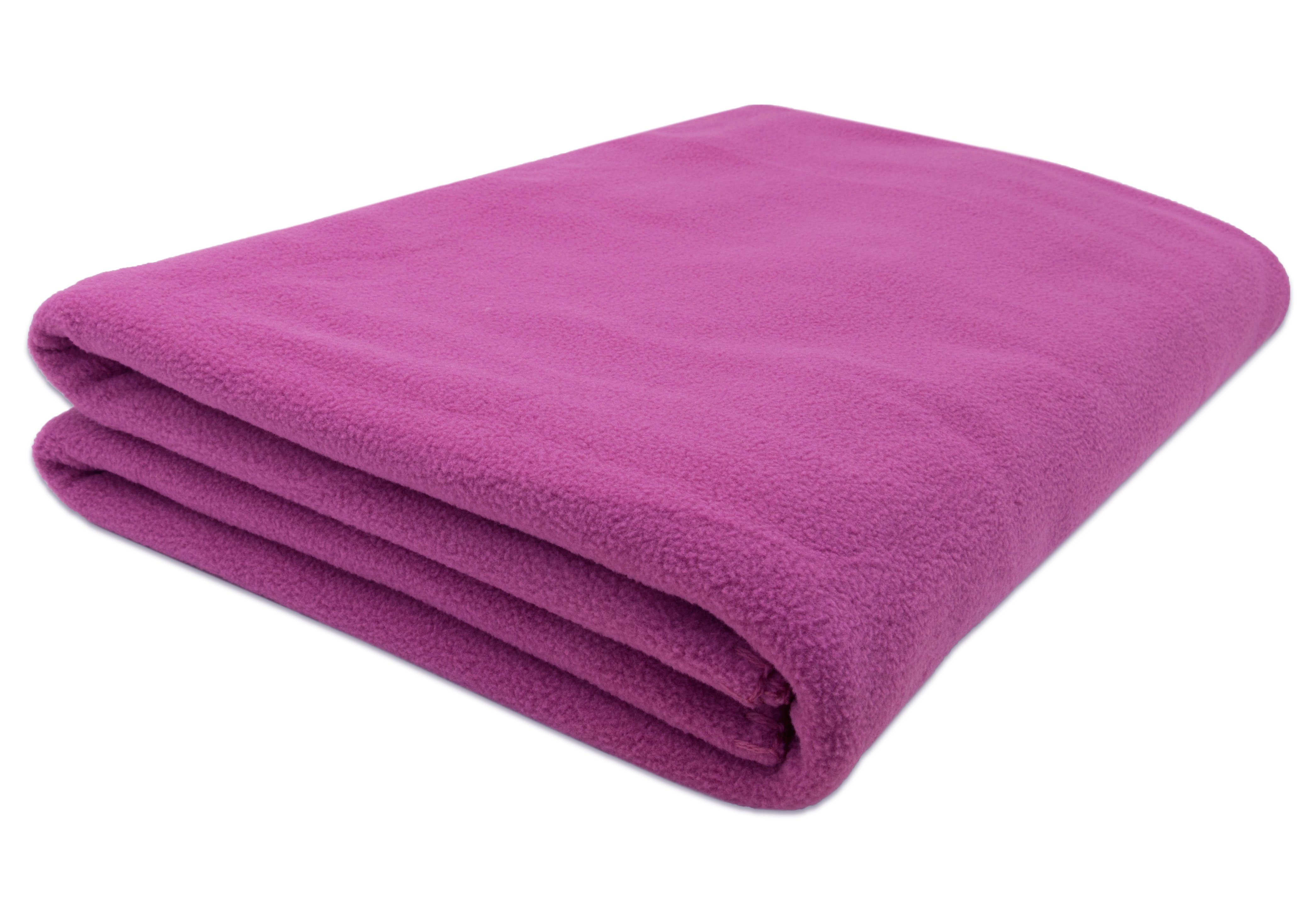 waschbar bis 95 °C, °C cm, fuchsia Polyester, bis x 130 170 Wohndecke, waschbar 95 100% ZOLLNER,