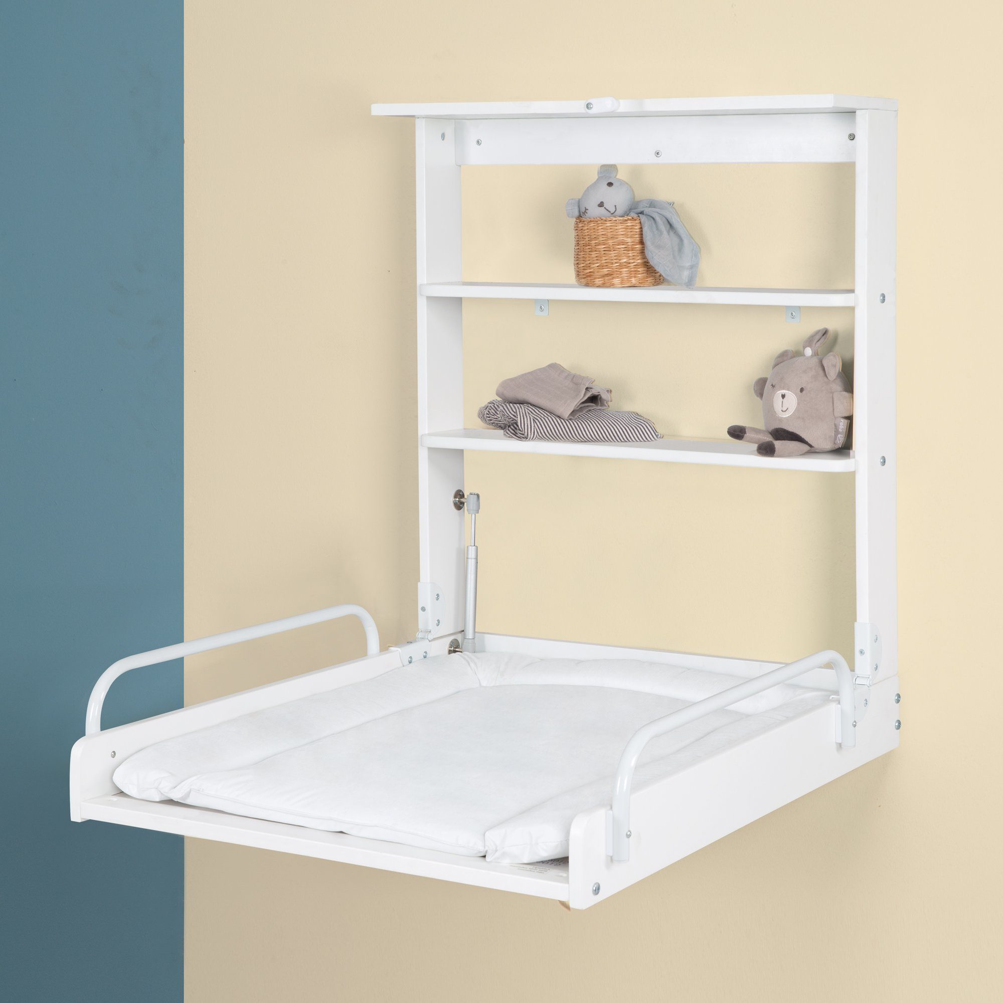 roba® Wickelregal Wandwickelregal, klappbares Wickelregal, mit günstig online kaufen