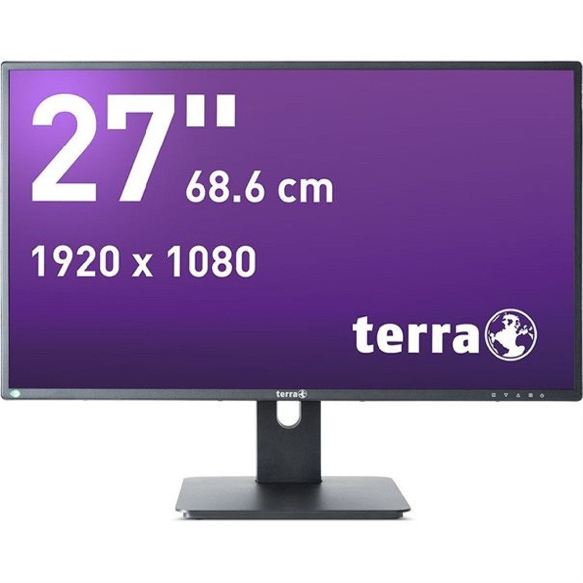 TERRA TERRA LCD/LED 2756W PV V4 schwarz 27" Monitor LCD-Monitor (68.8 cm/27 ", 1920 x 1080, IPS, Pivot, DisplayPort, HDMI, IPS, VESA)