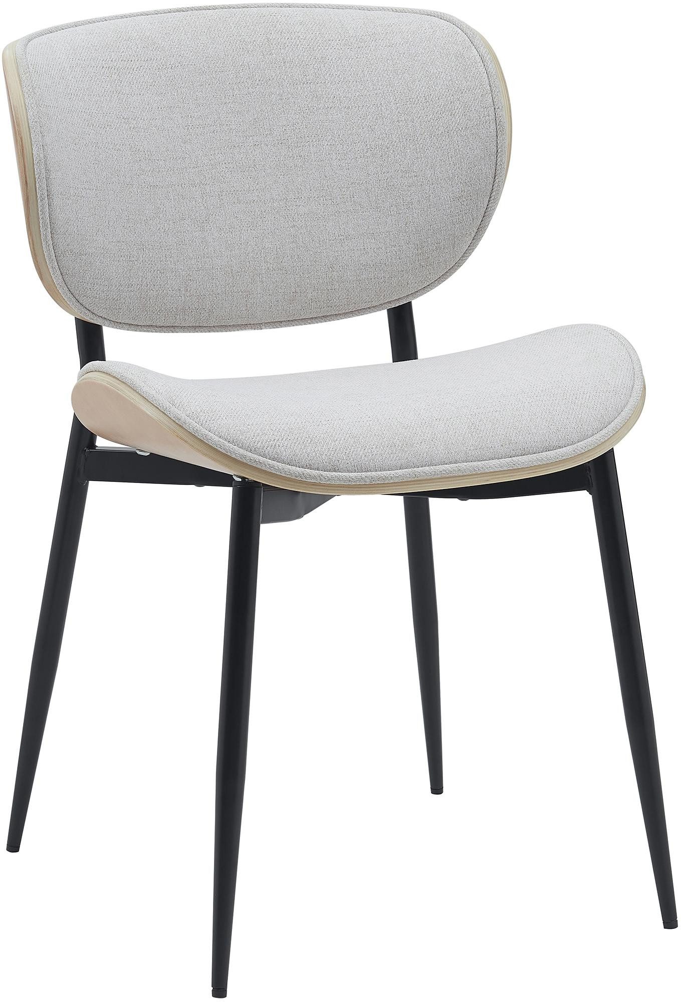 furnicato Besucherstuhl Stuhl Enid 50x54x80 cm natura/creme (1 St)