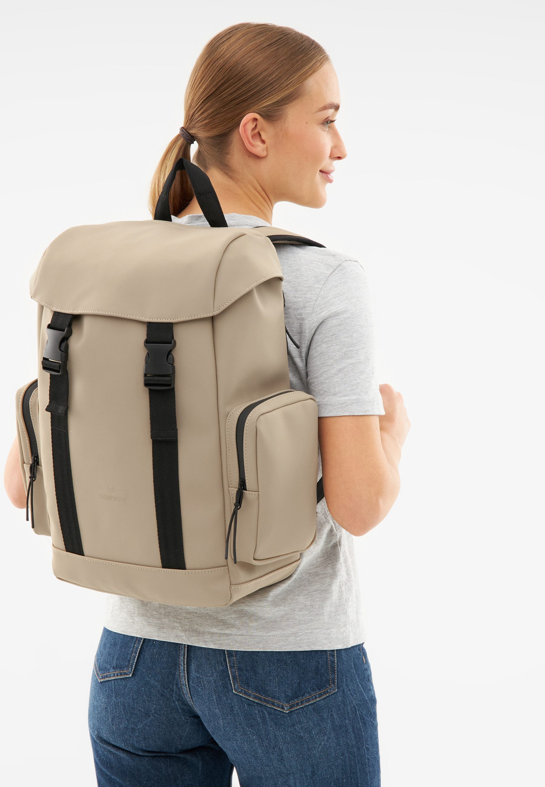 Johnny Urban Cityrucksack Finley Rucksack mit 16 Zoll Laptopfach (1-tlg), Wasserabweisend, Matte sleek Optik