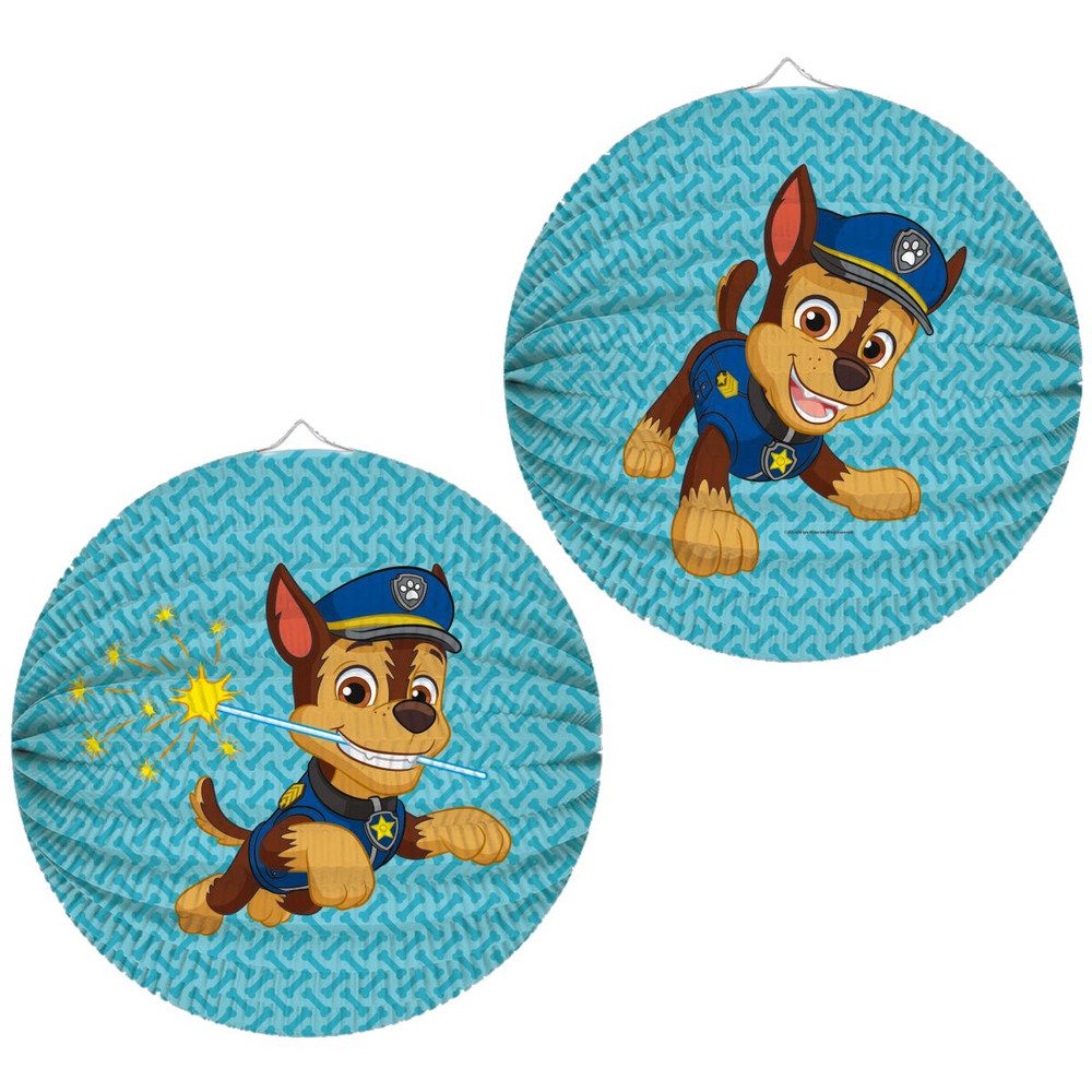 TIB Heyne Umzugslaterne Paw Patrol - Laterne - aus Papier - Ø = 25 cm - Chase
