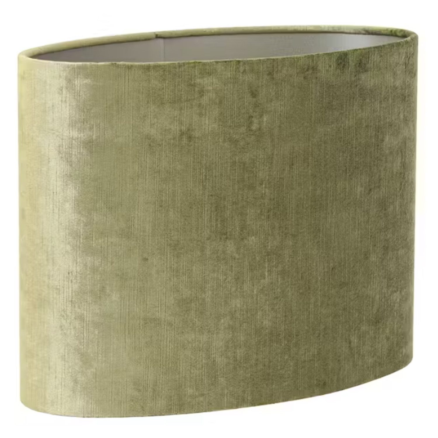 Light & Living Lampenschirm Lampenschirm Zylinder GEMSTONE Light & Living Samt Oliv 58x24x32 Oval