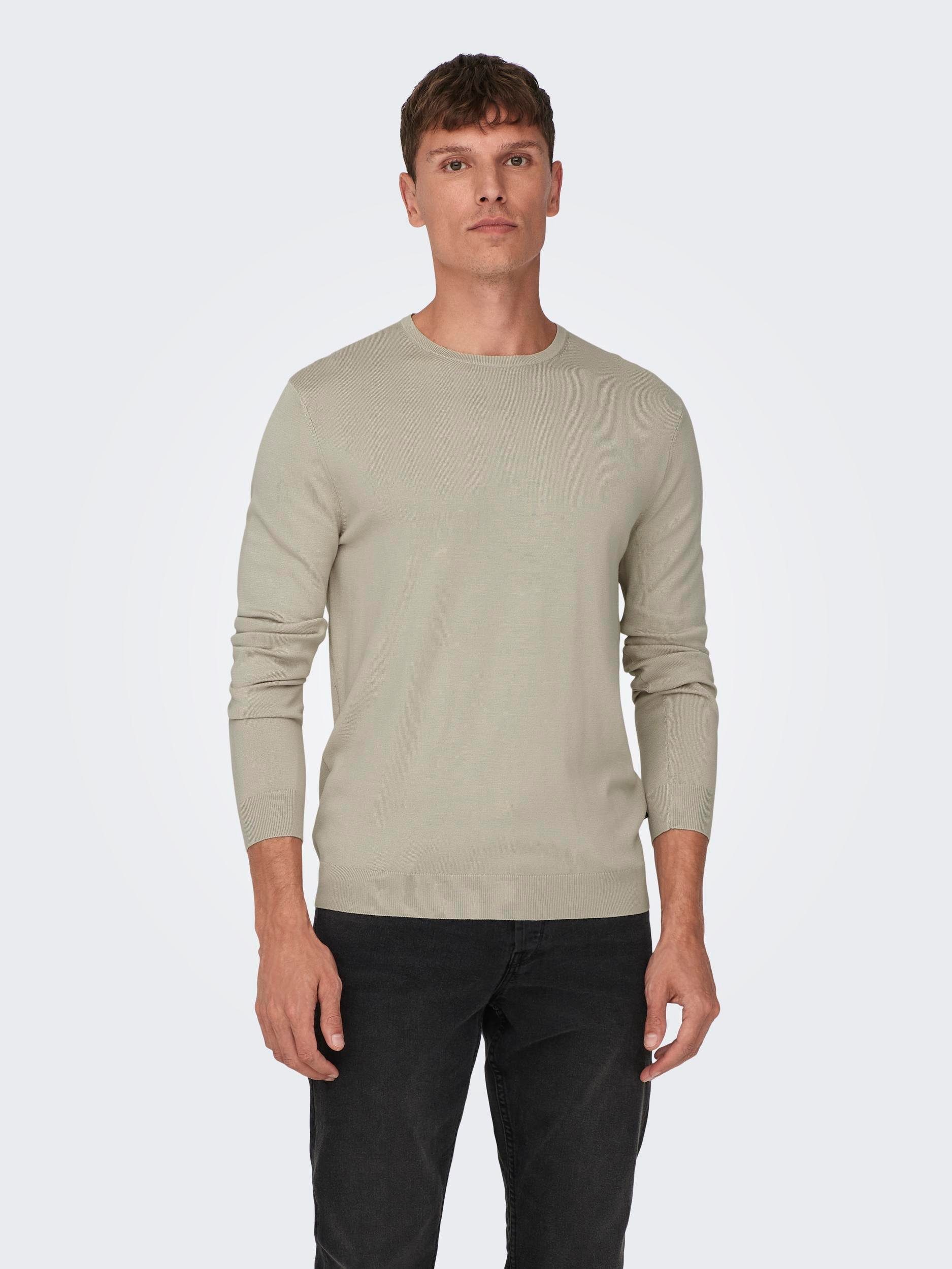 ONLY & SONS Rundhalspullover ONSWYLER LIFE günstig online kaufen