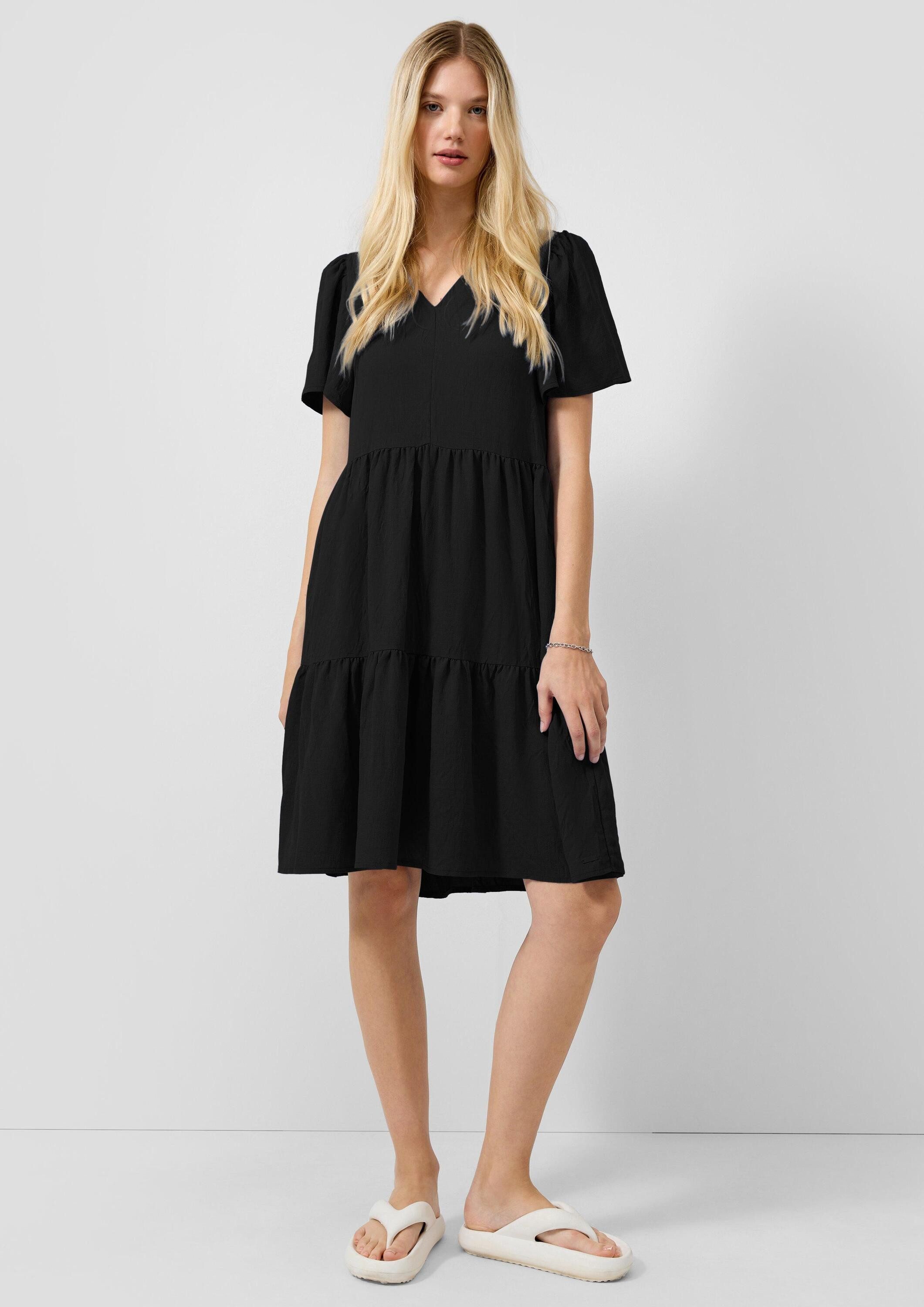 QS Minikleid Kleid Knielanges Stufenkleid – Bild 5 von 5