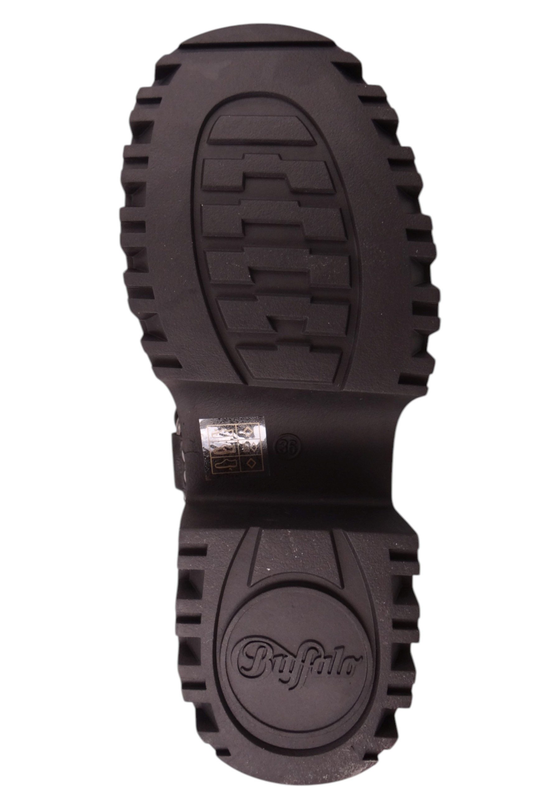 Buffalo 1220067 Bravr Biker Lo Black Stiefelette