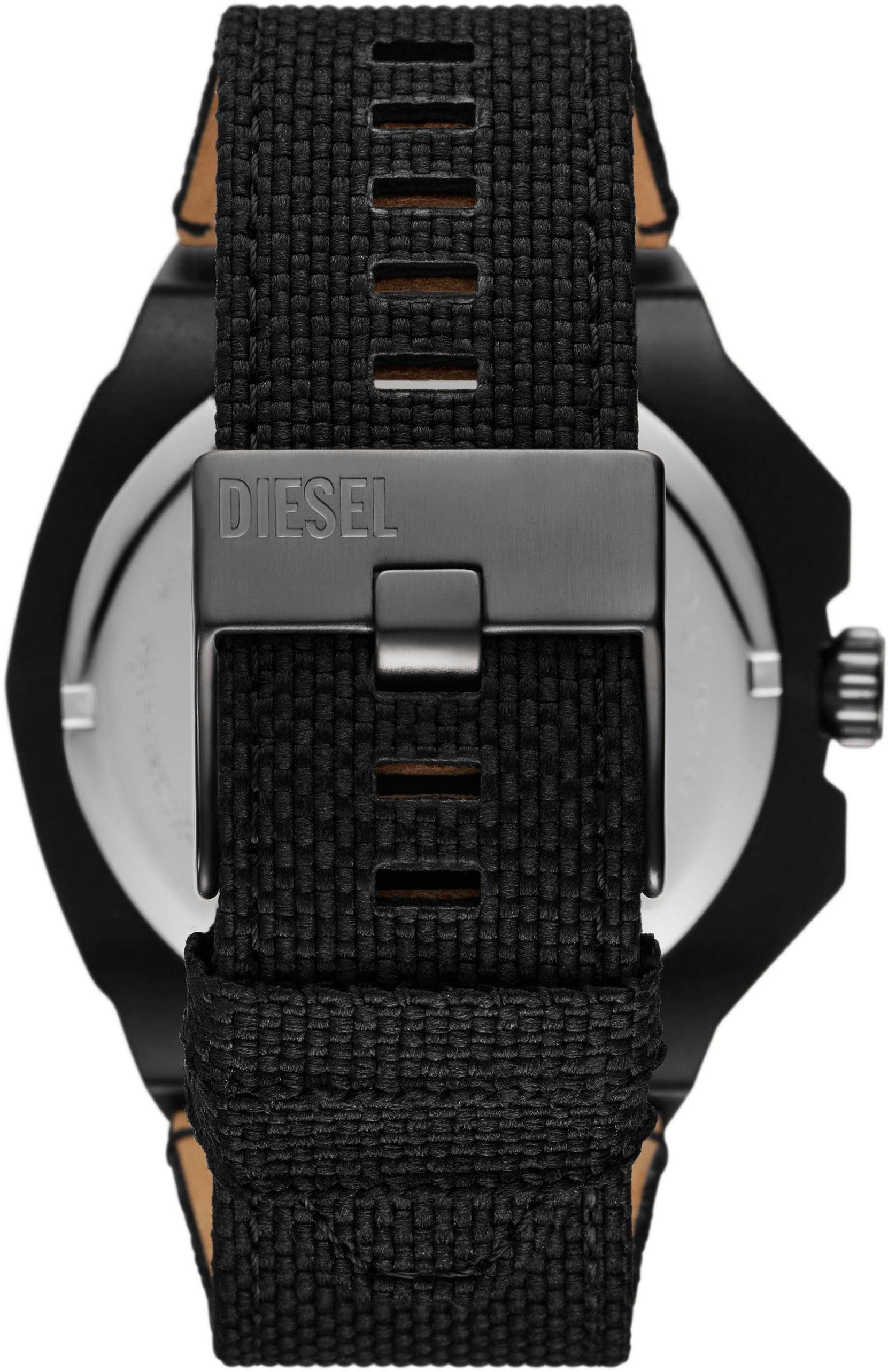 Diesel Solaruhr FRAMED DZ4679, Armbanduhr, Herrenuhr, Textil-/Lederarmband, analog