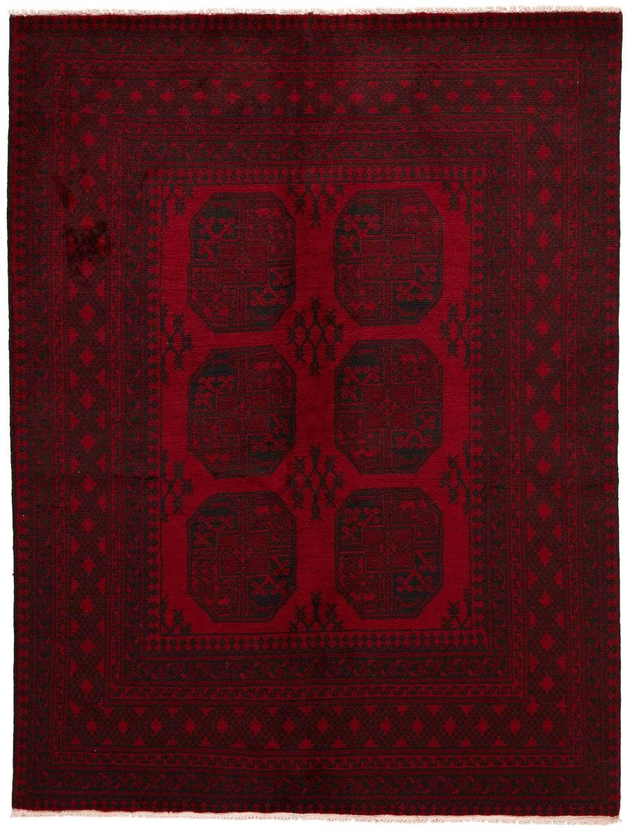 Orientteppich Afghan Akhche 148x200 Handgeknüpfter Orientteppich, Nain Trading, rechteckig, Höhe: 6 mm