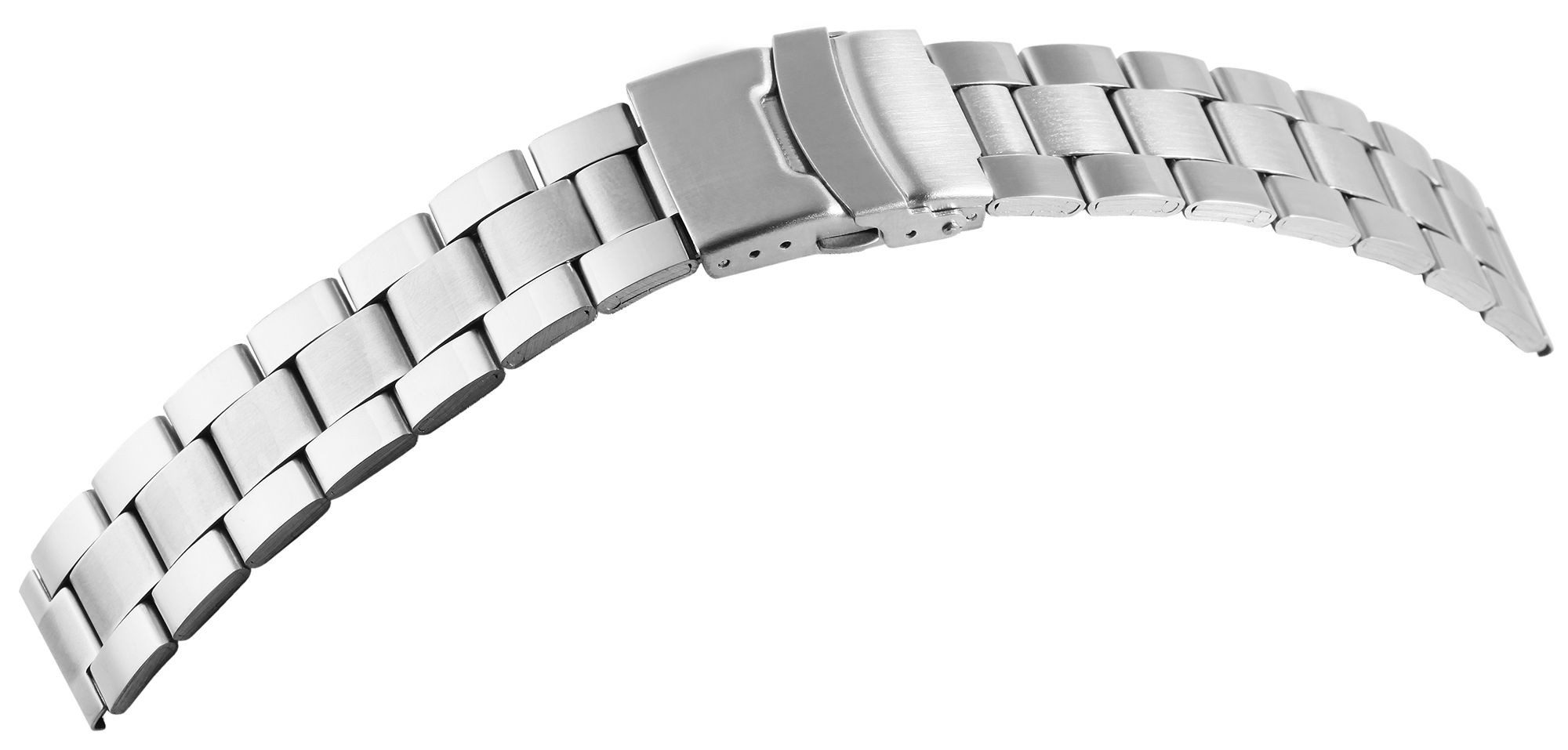 STEINMEISTER Uhrenarmband 8200029 Edelstahl, silberfarben, 18 mm - 24 mm