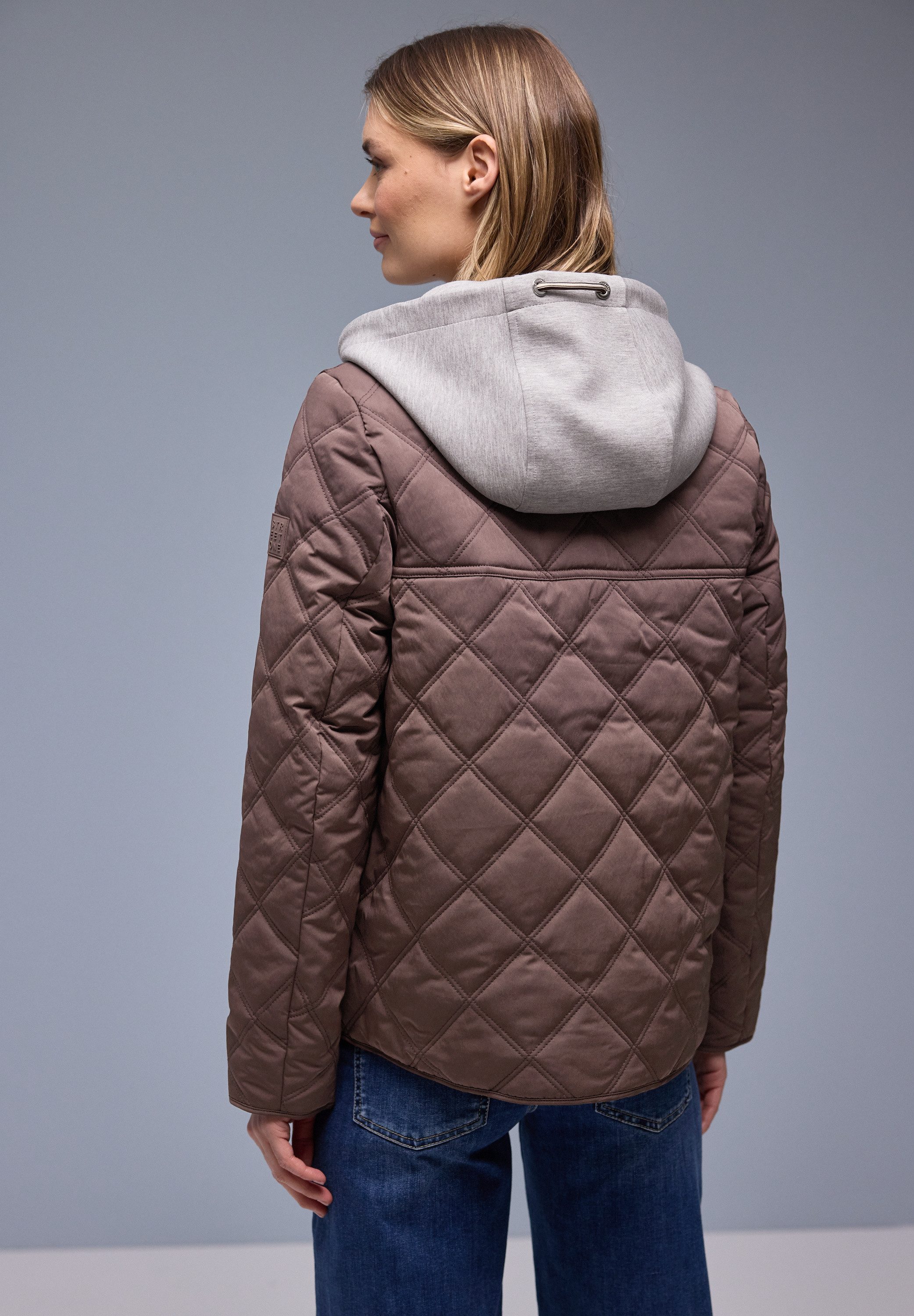 STREET ONE Steppjacke mit abnehmbarer Kapuze
