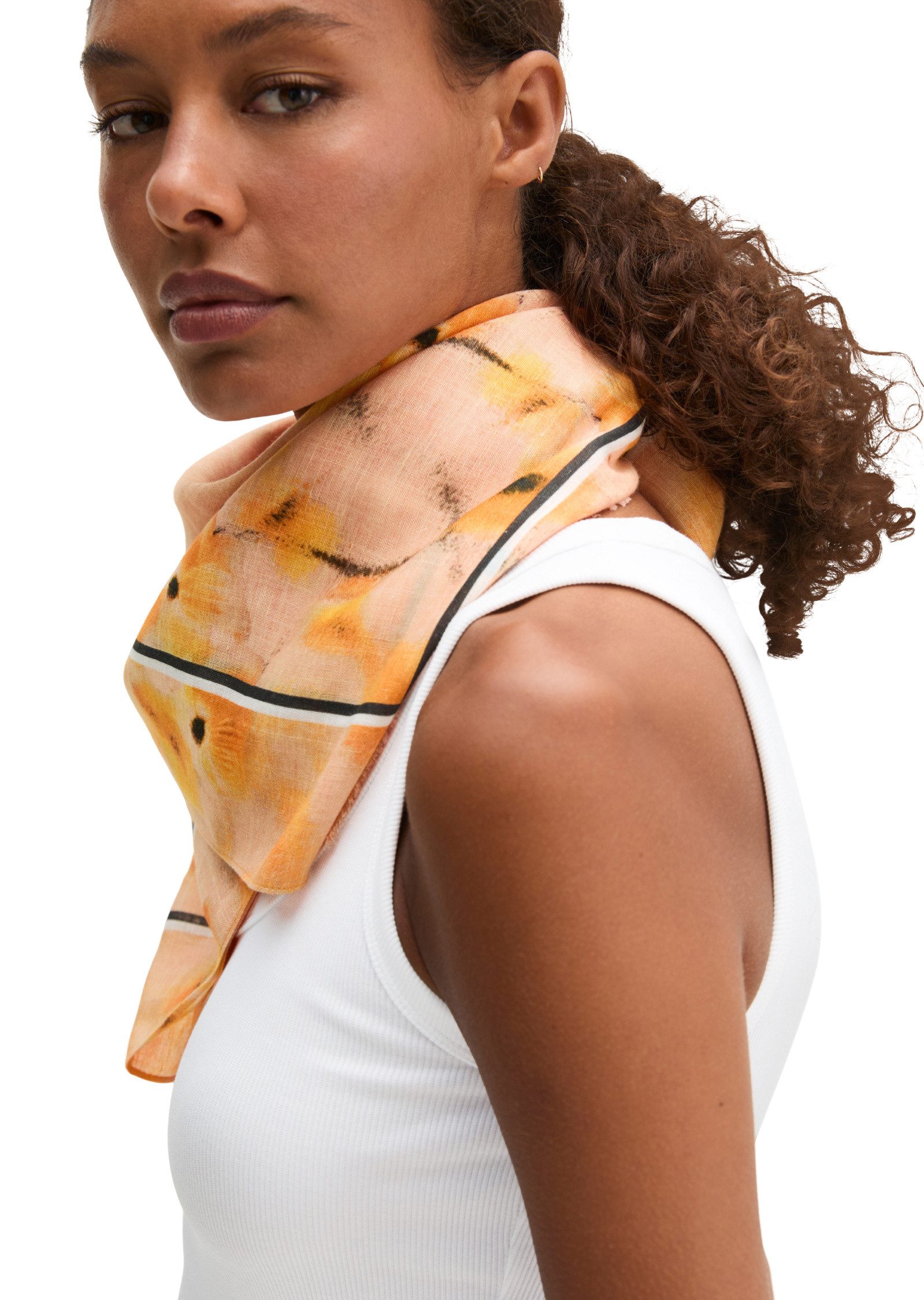 Marc O'Polo Schal aus Leinen-Organic-Cotton-Mix