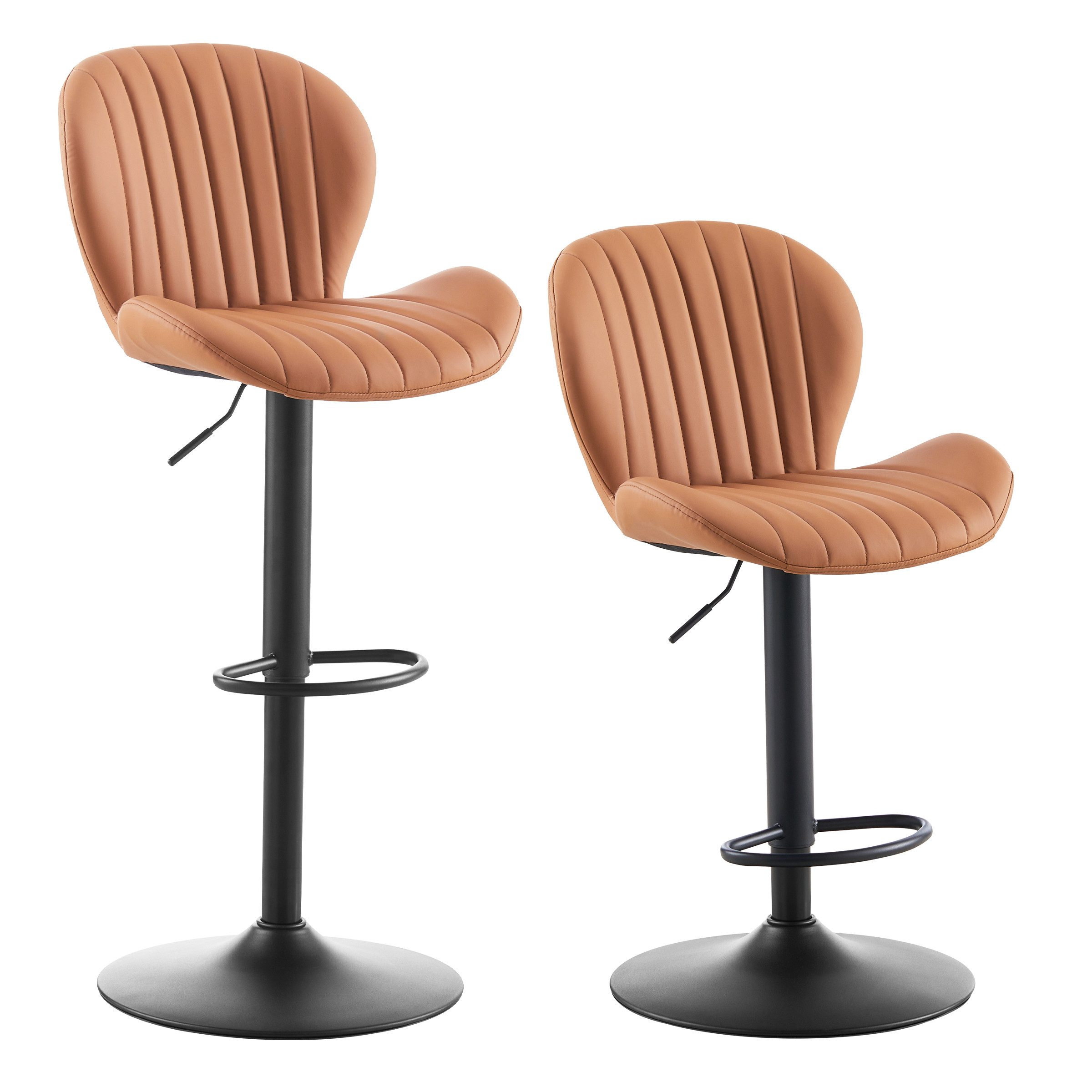 Ofcasa Barhocker Muschelförmige Barstuhl (2er Set), günstig online kaufen